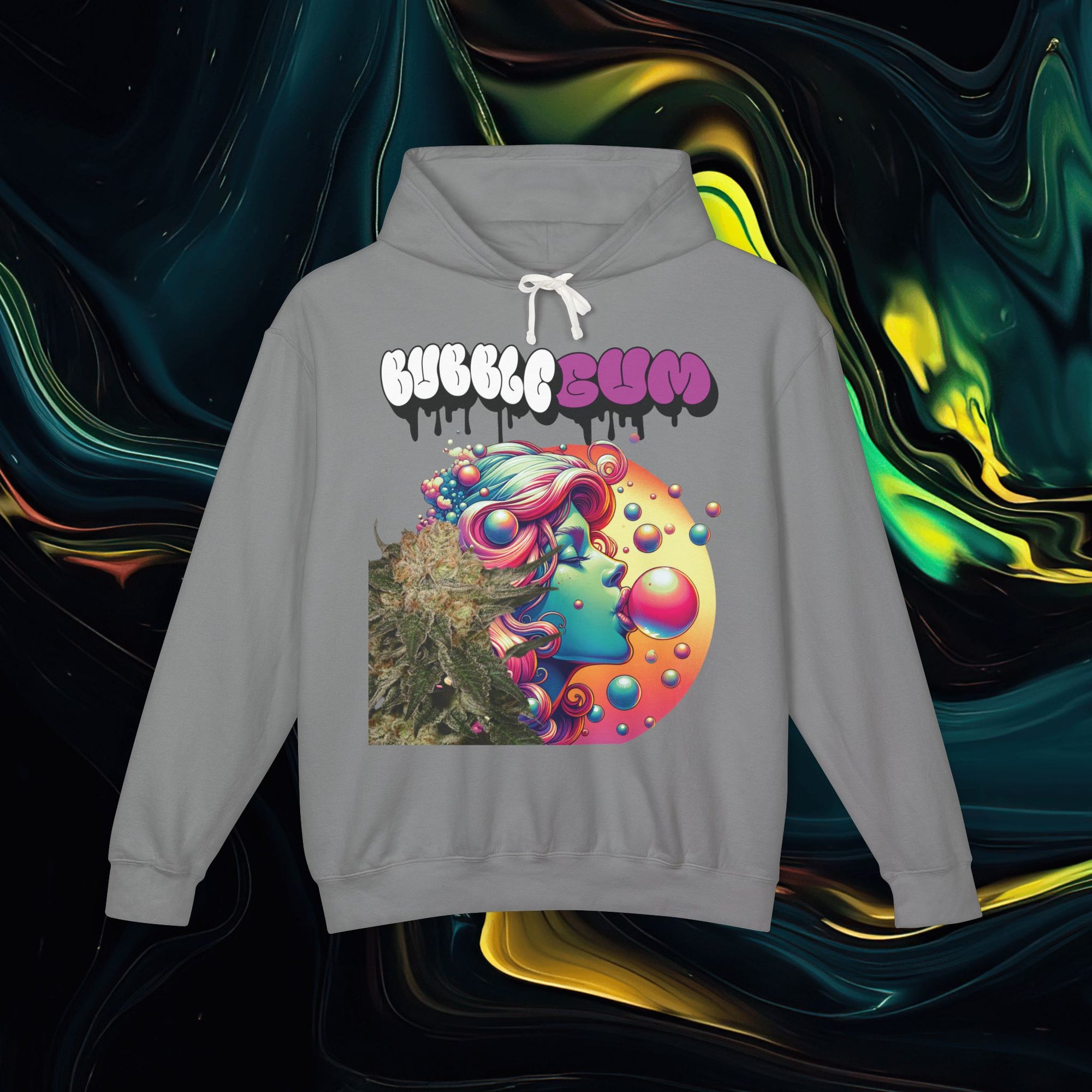 Bubble Gum | Comfort Colors 1467 | Unisex Lightweight Hooded Sweatshirt