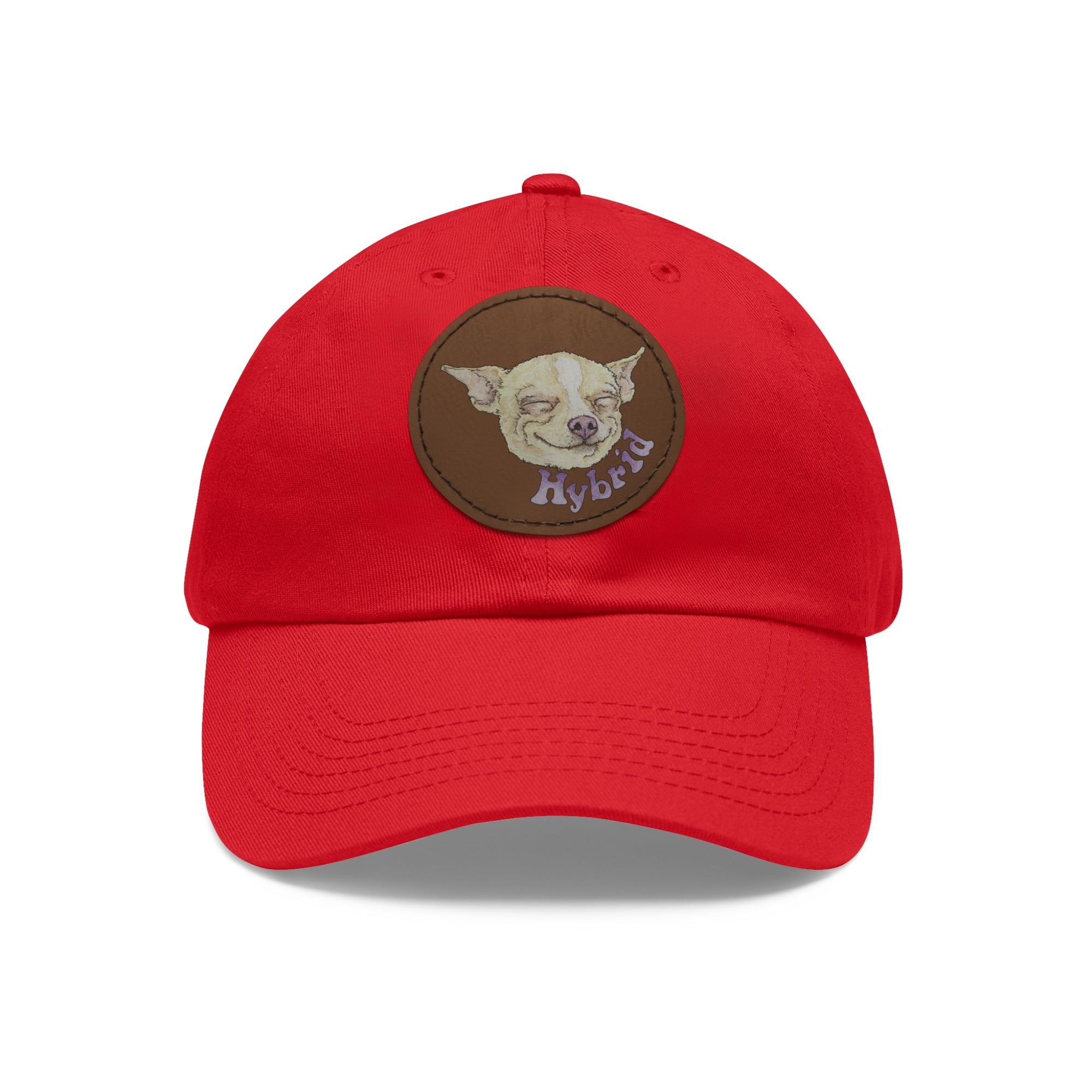 Hybrid | Dad Hat with Leather Patch