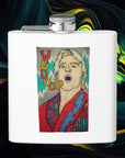 Wooo | Stainless Steel Flask - 6oz Hip Flask for Parties & Celebrations