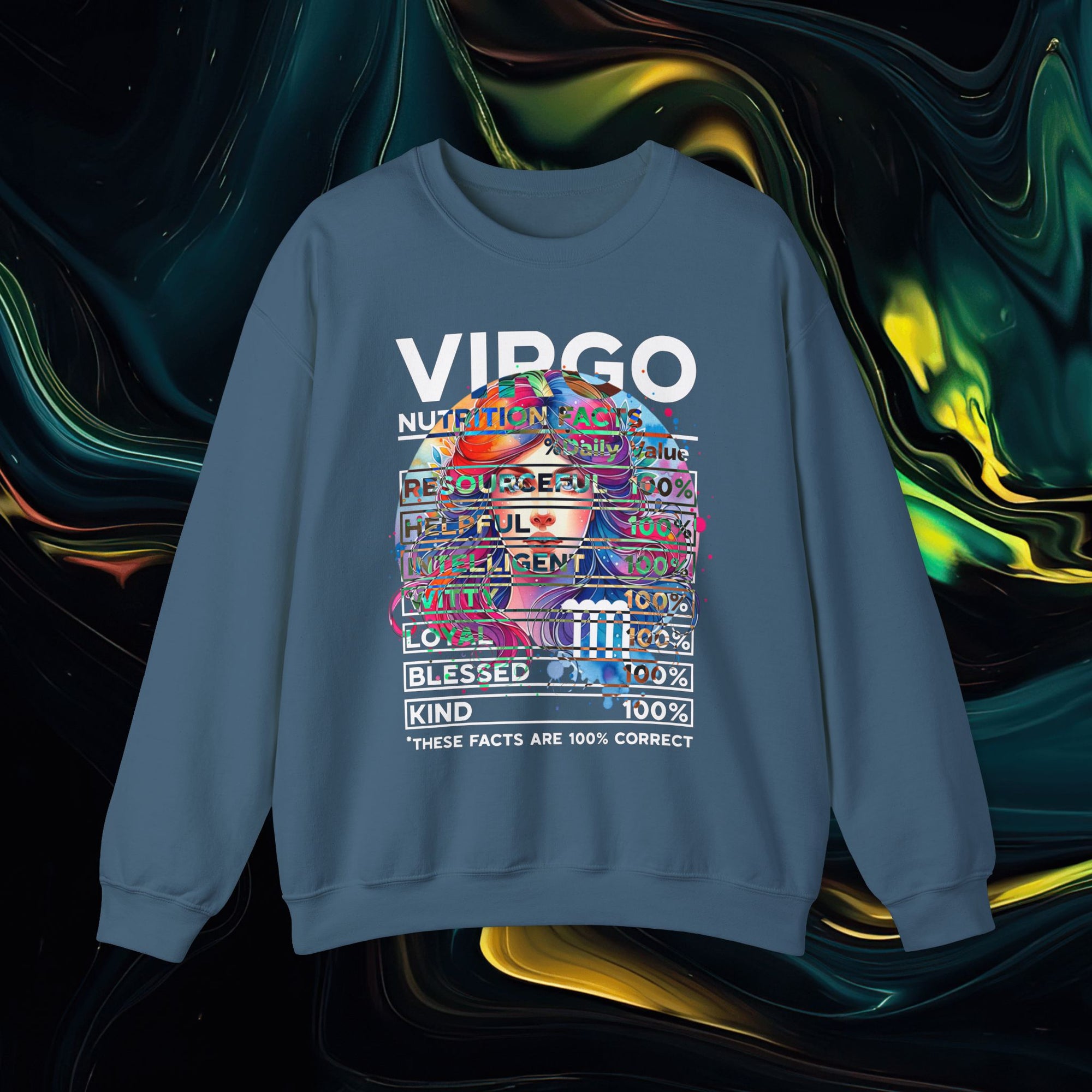 Virgo | Gildan 18000 | Unisex Heavy Blend™ Crewneck Sweatshirt