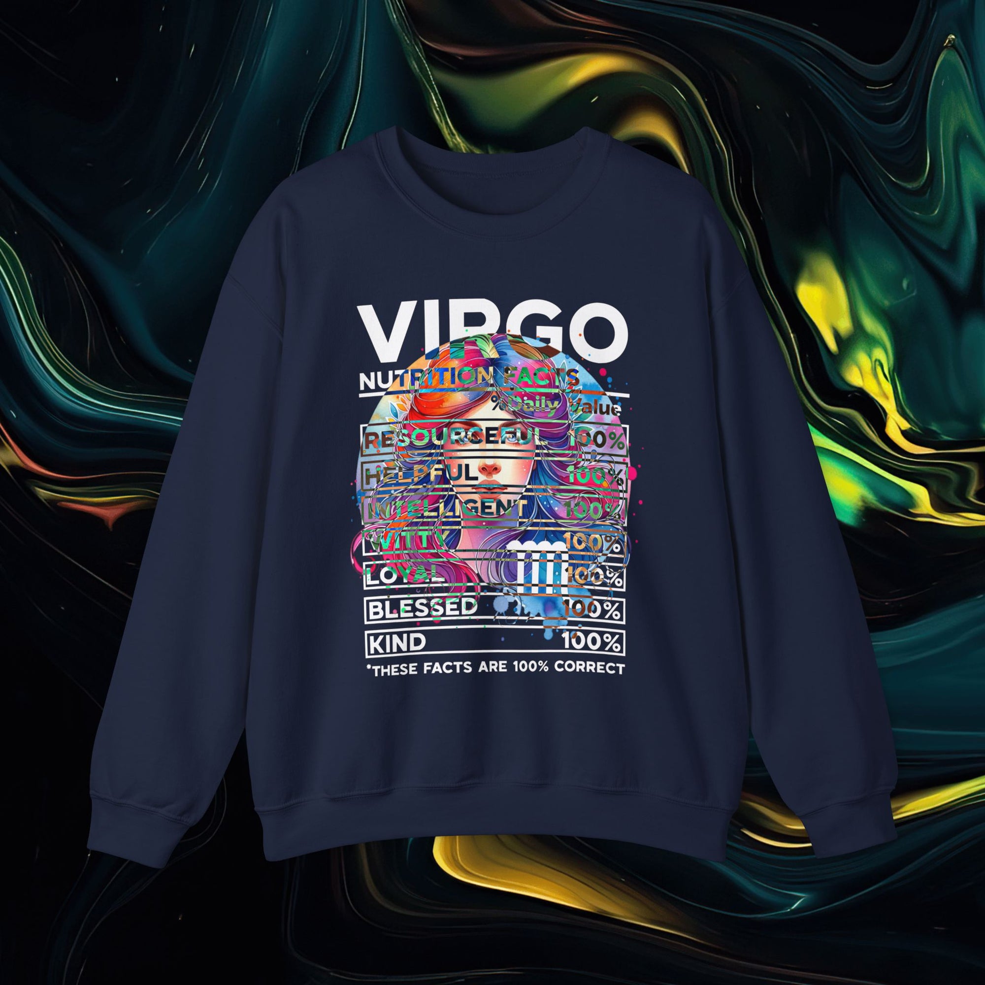 Virgo | Gildan 18000 | Unisex Heavy Blend™ Crewneck Sweatshirt