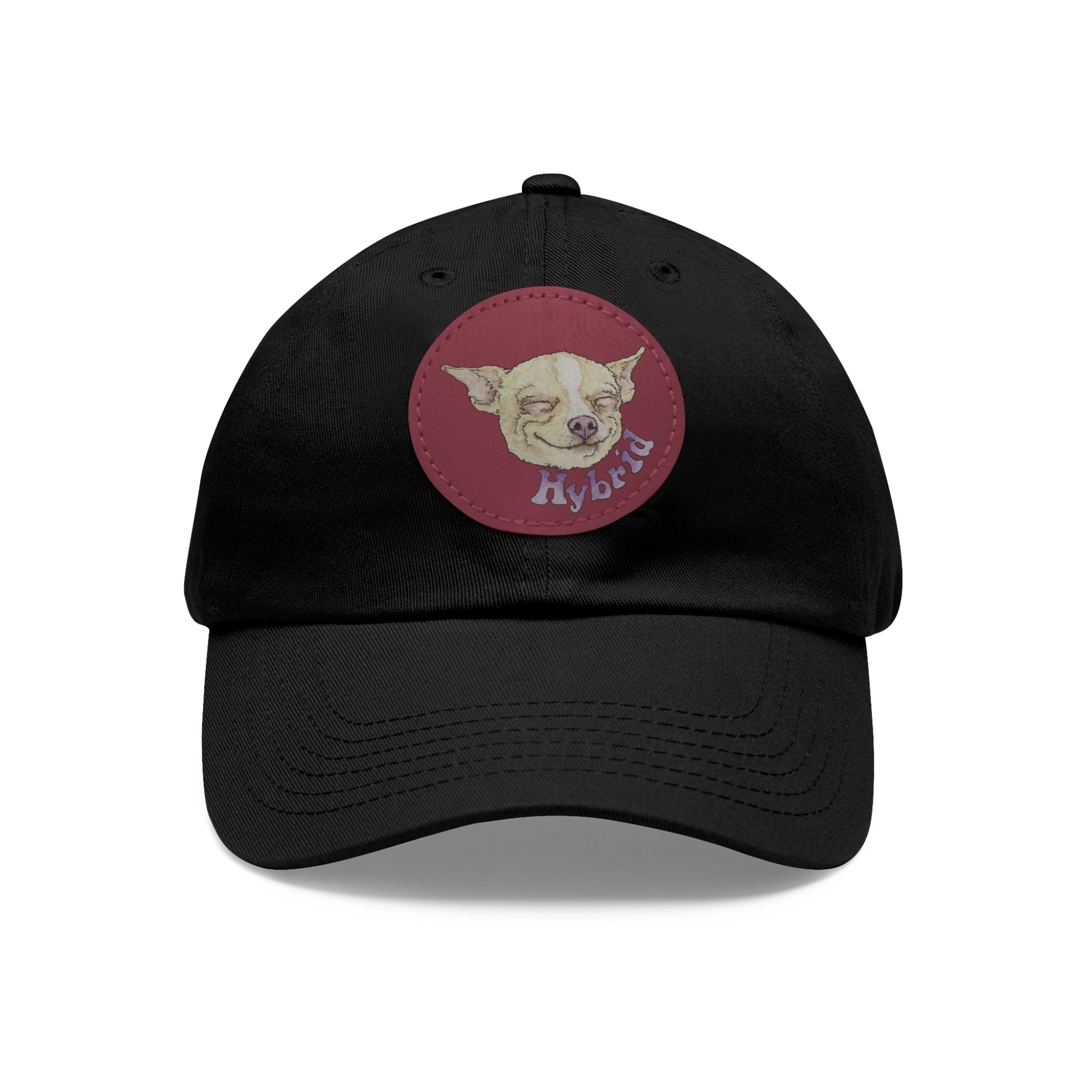 Hybrid | Dad Hat with Leather Patch