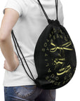 Chuck'em | Stylish Black Drawstring Bag - Quality Goods Since 2024