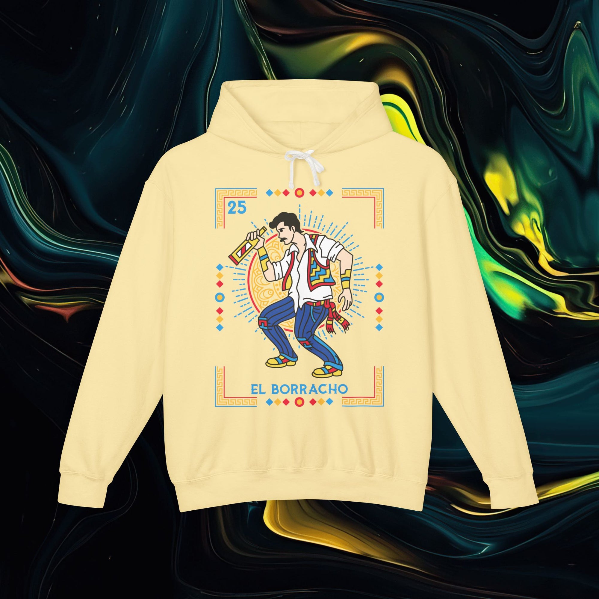 Borracho | Comfort Colors 1467 | Unisex Lightweight Hooded Sweatshirt