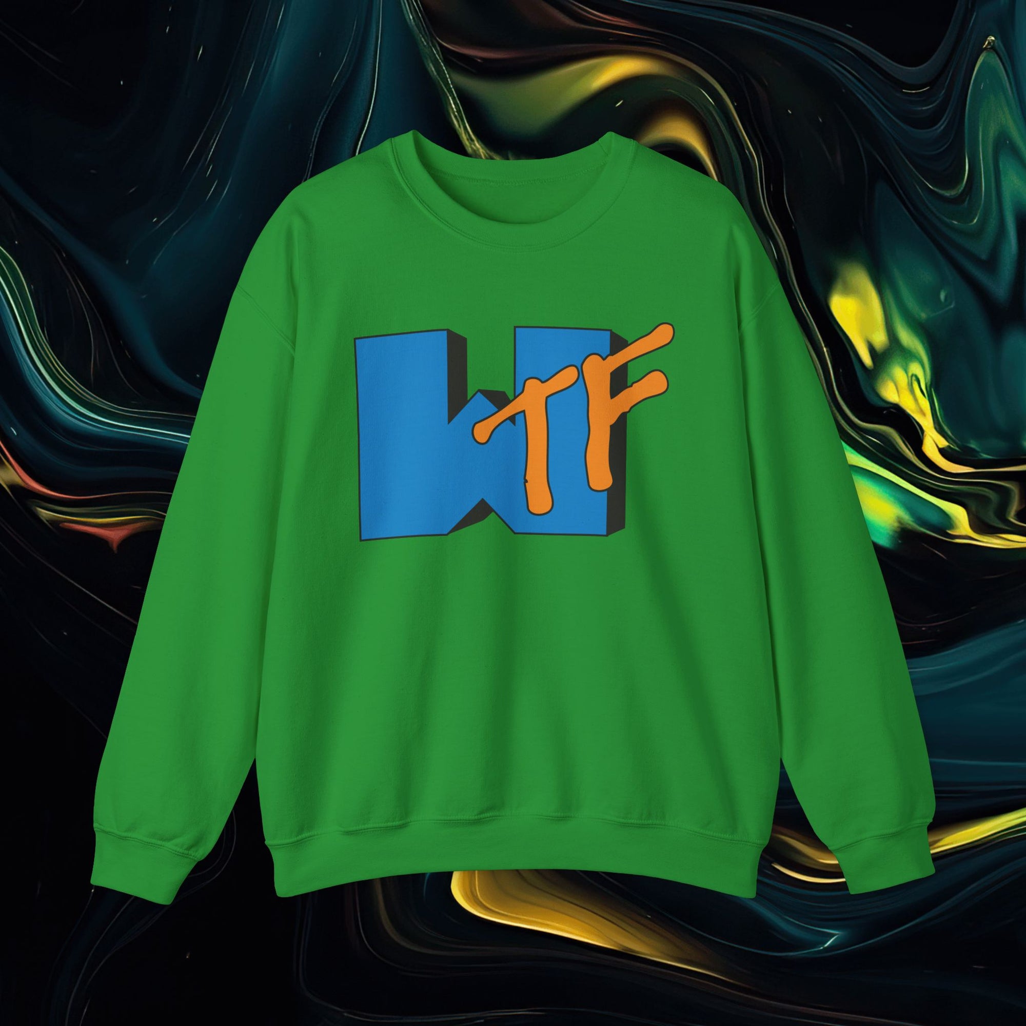 Wtf | Gildan 18000 | Unisex Heavy Blend™ Crewneck Sweatshirt