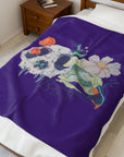 Beautifully Dead | Cozy Velveteen Throw for Home Decor