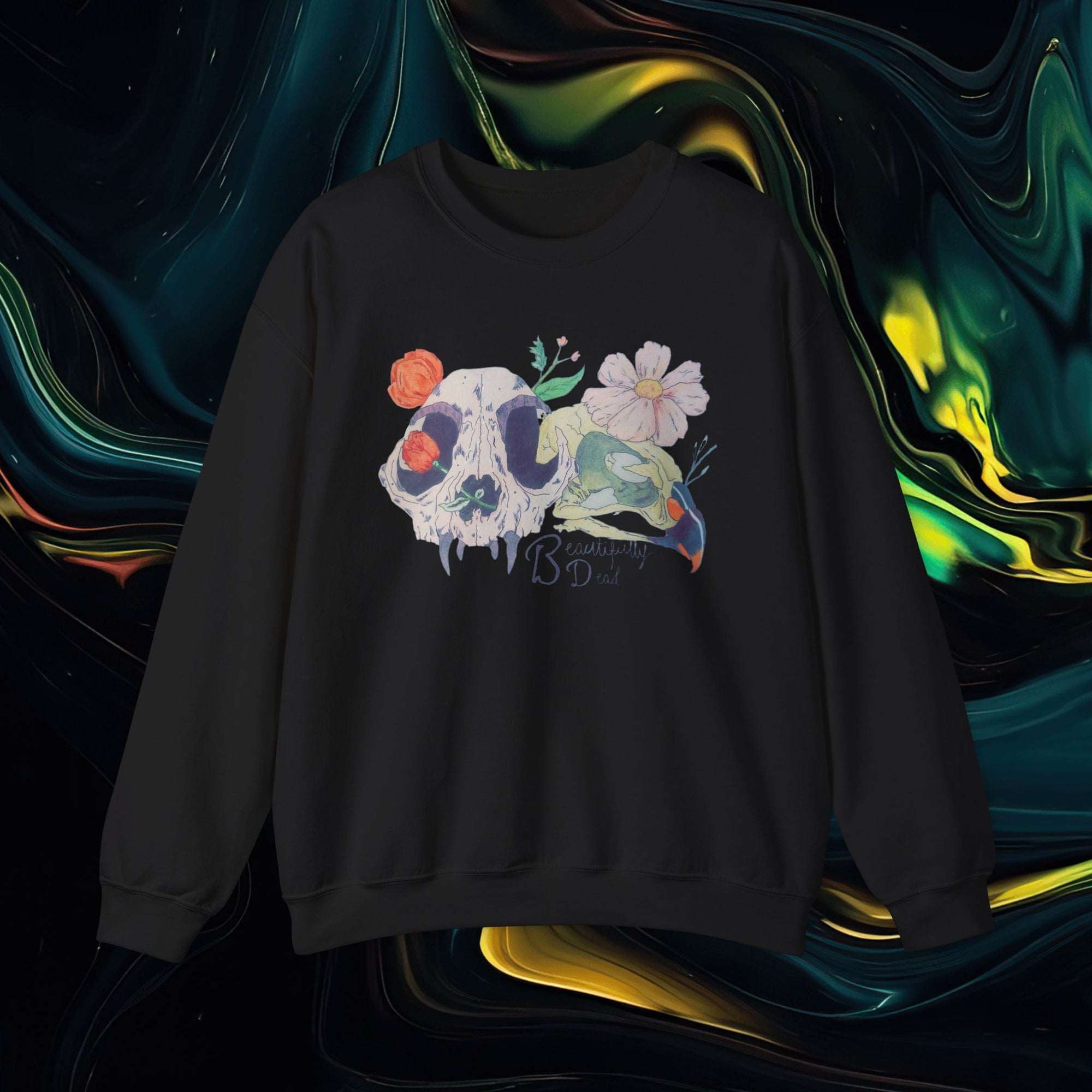 Beautifully Dead | Gildan 18000 | Unisex Heavy Blend™ Crewneck Sweatshirt