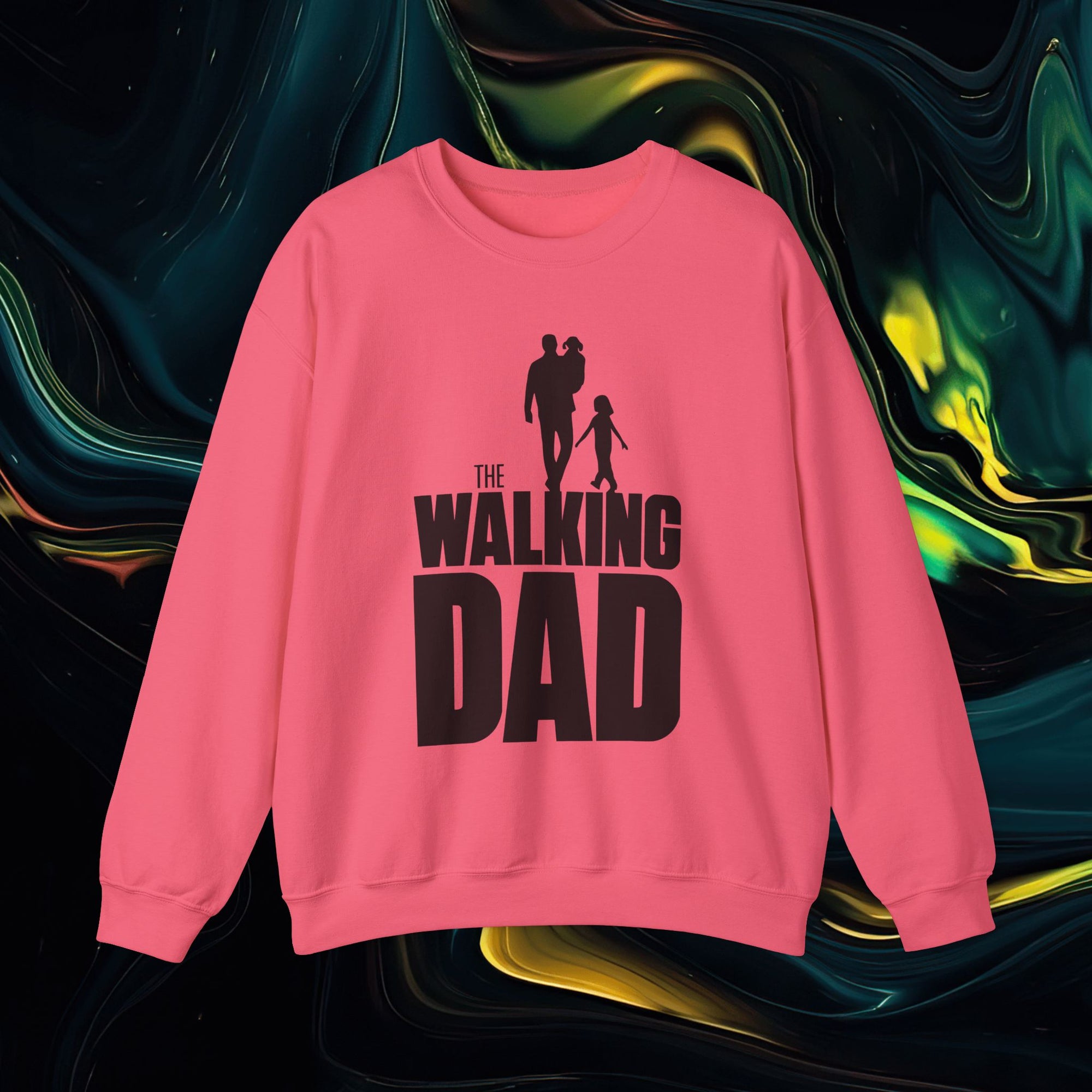 The Walking Dad | Gildan 18000 | Unisex Heavy Blend™ Crewneck Sweatshirt