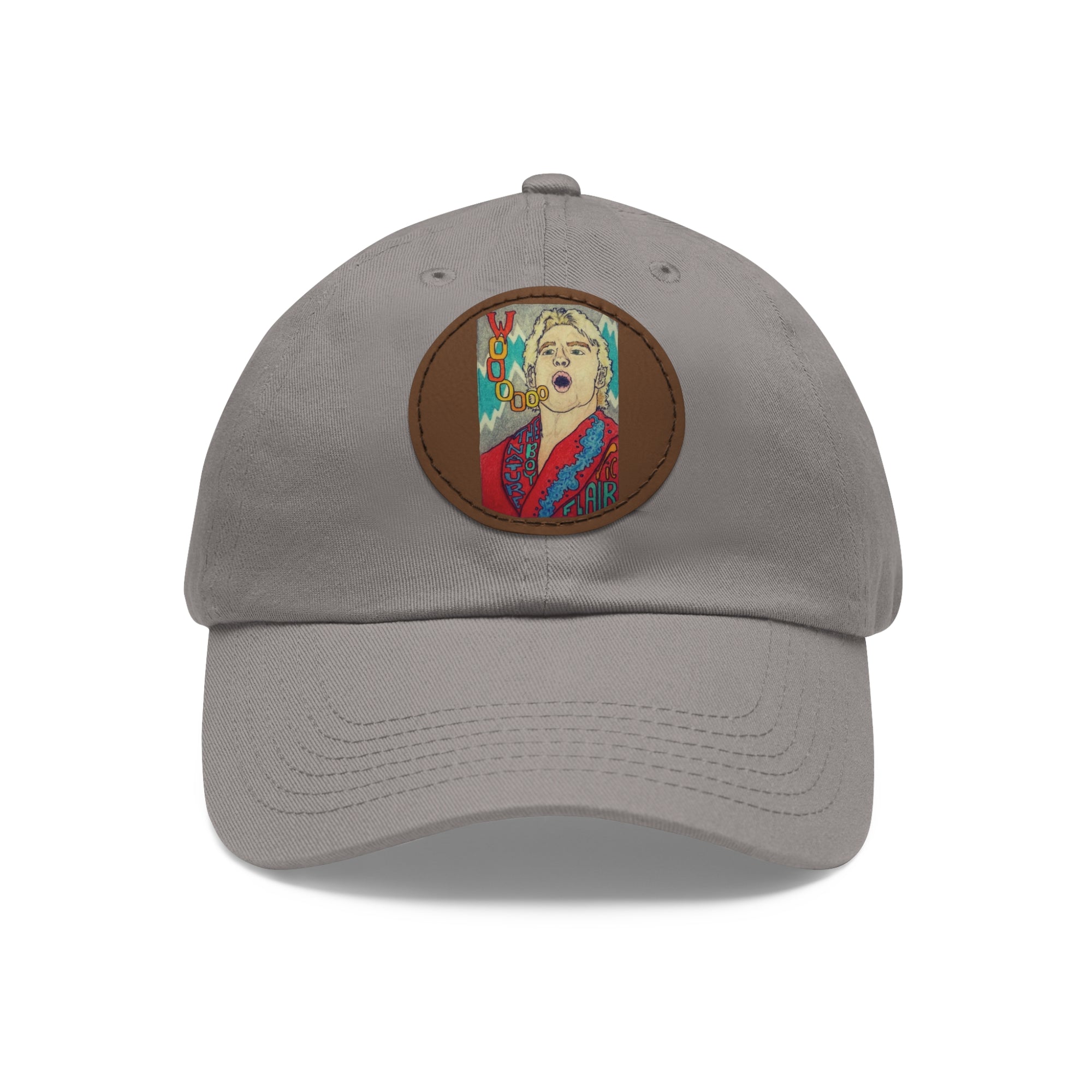Wooo | Dad Hat with Leather Patch