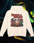 Houses & Humans | Comfort Colors 1467 | Unisex Lightweight Hooded Sweatshirt