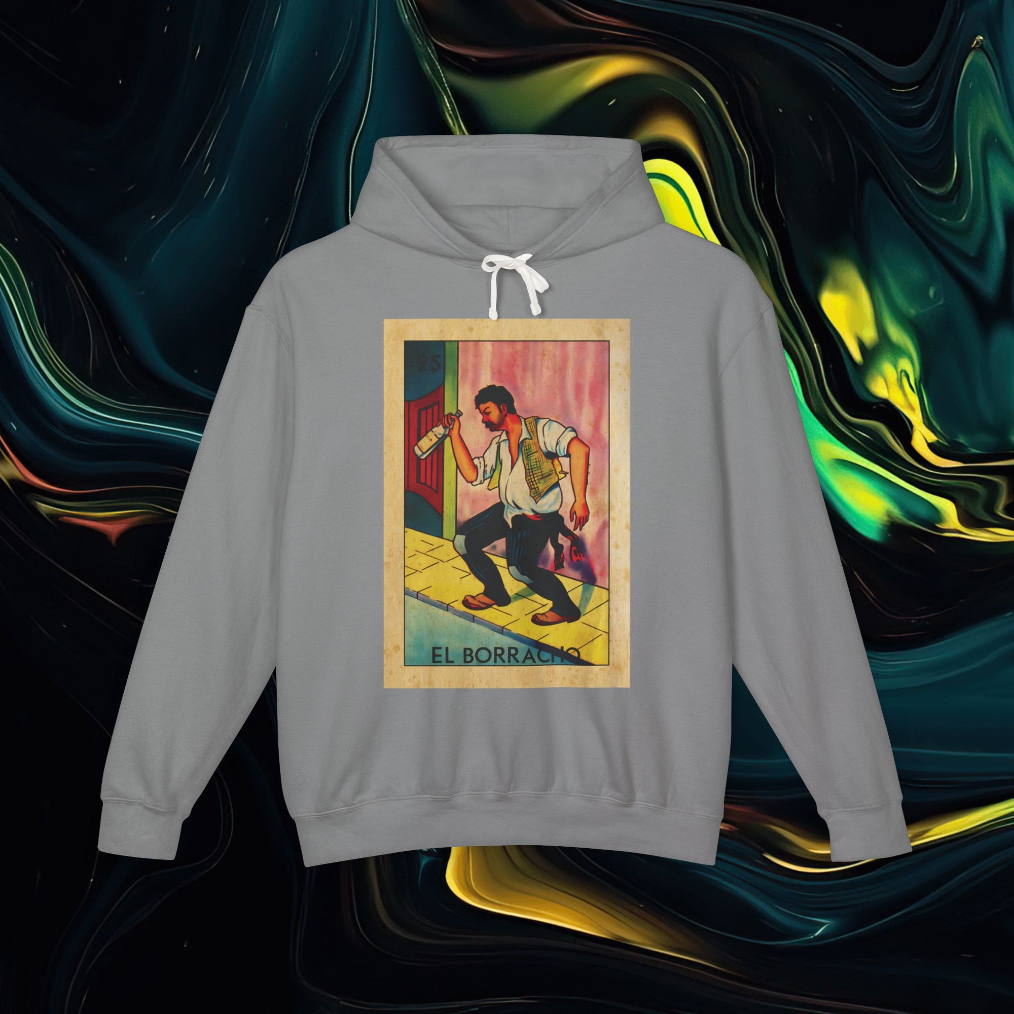 Borracho | Comfort Colors 1467 | Unisex Lightweight Hooded Sweatshirt