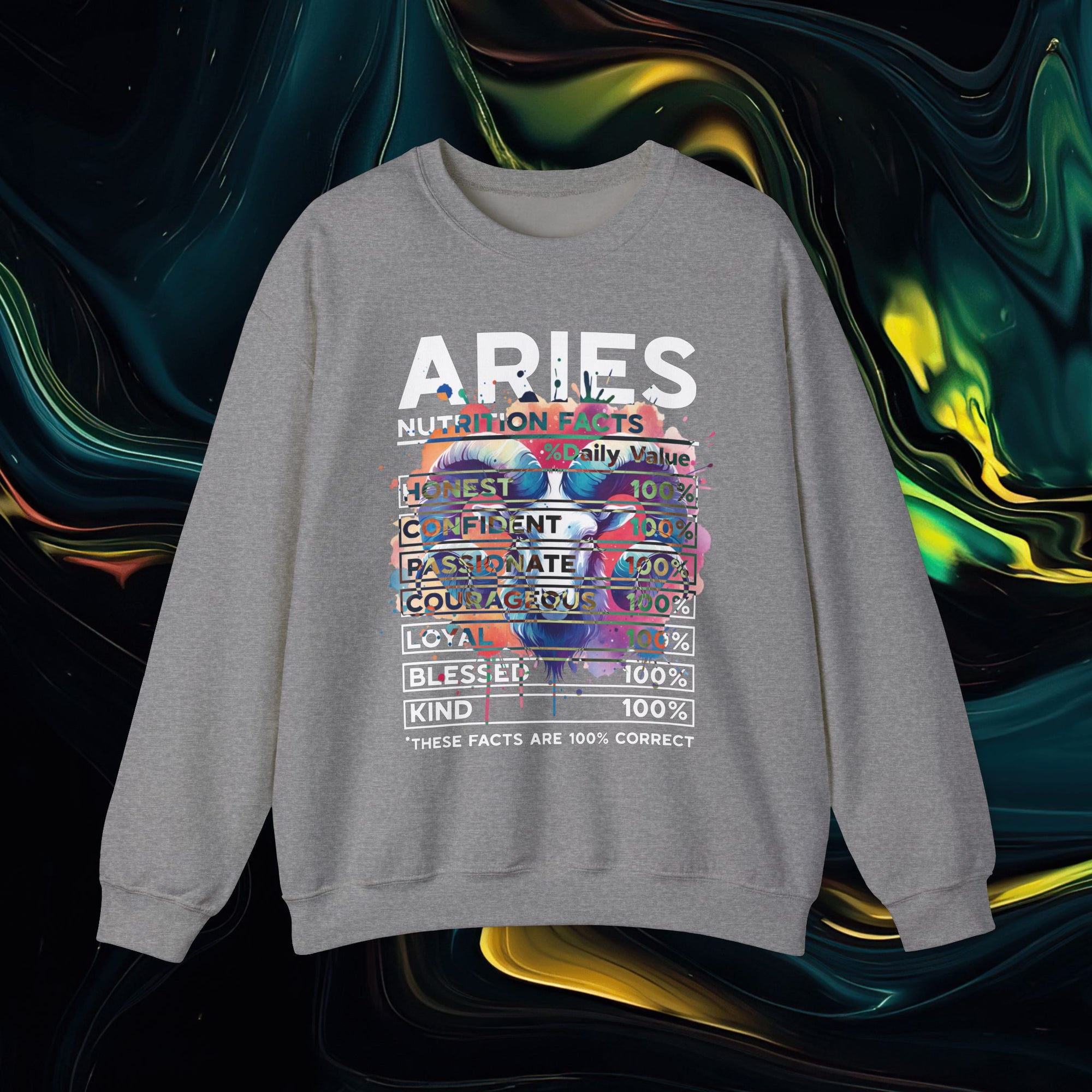 Aries | Gildan 18000 | Unisex Heavy Blend™ Crewneck Sweatshirt