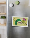 Olive Pickle Fight | Die-Cut Magnet | Perfect for Wrestling Fans & Collectors