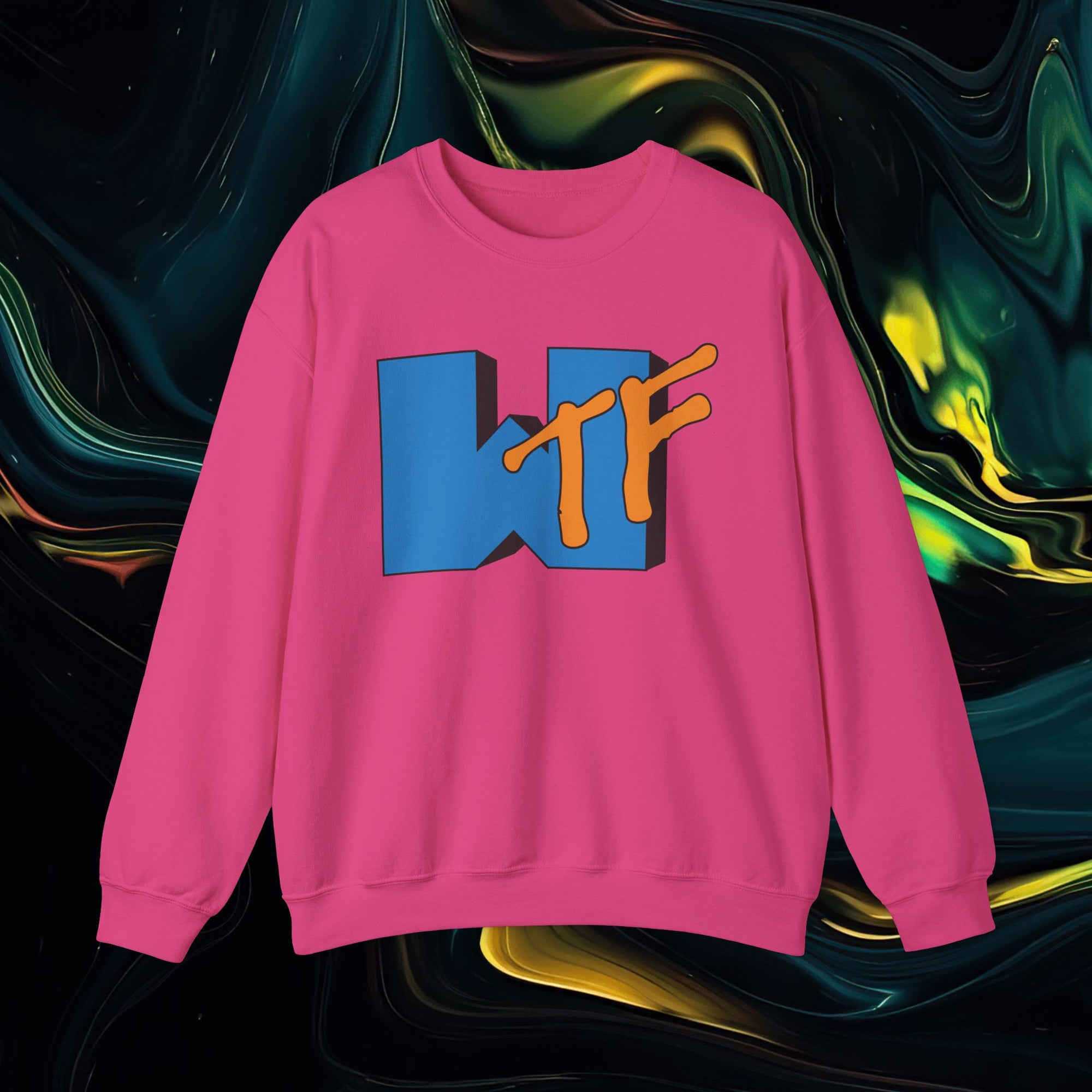 Wtf | Gildan 18000 | Unisex Heavy Blend™ Crewneck Sweatshirt