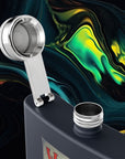 Wooo | Stainless Steel Flask - 6oz Hip Flask for Parties & Celebrations