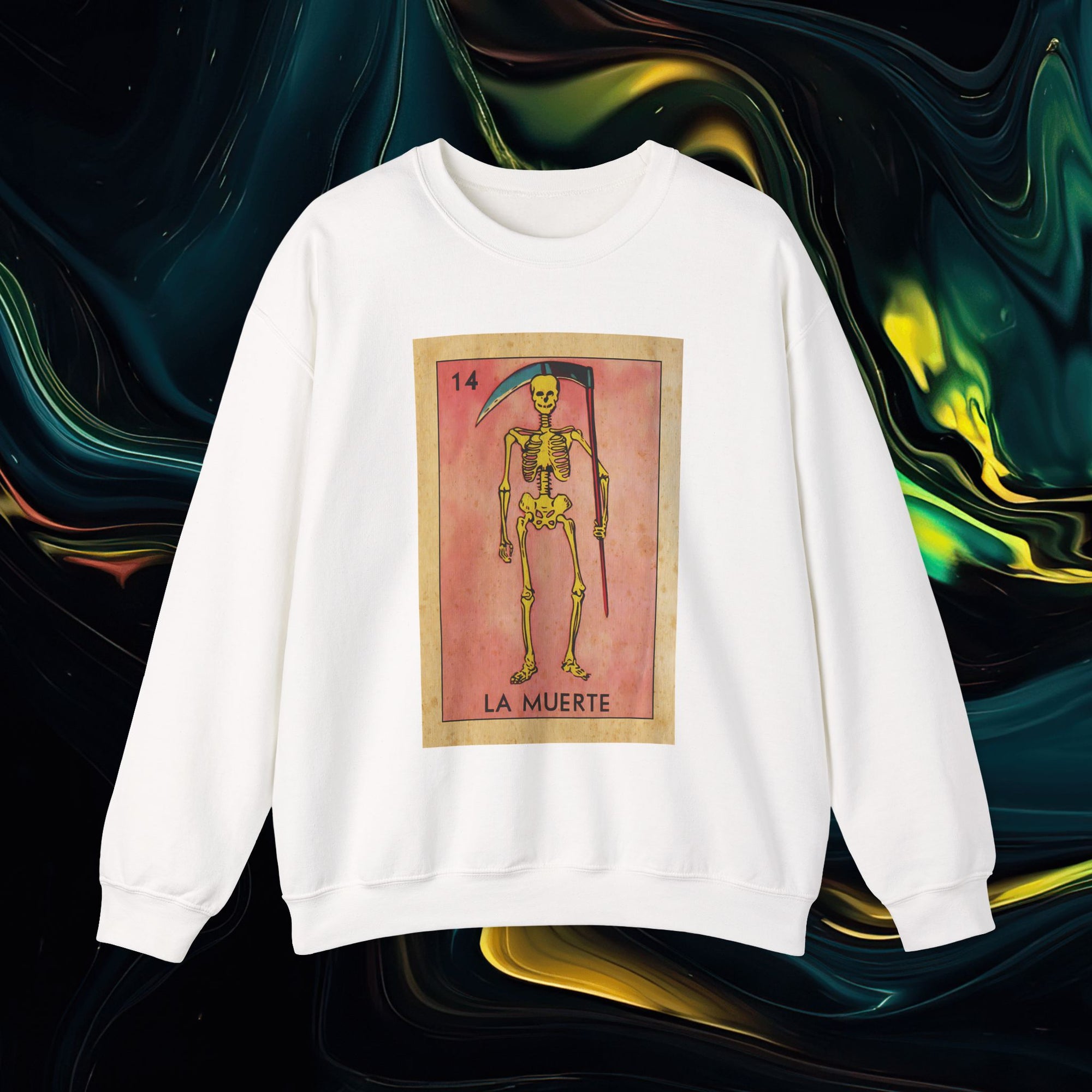 Muerte | Gildan 18000 | Unisex Heavy Blend™ Crewneck Sweatshirt
