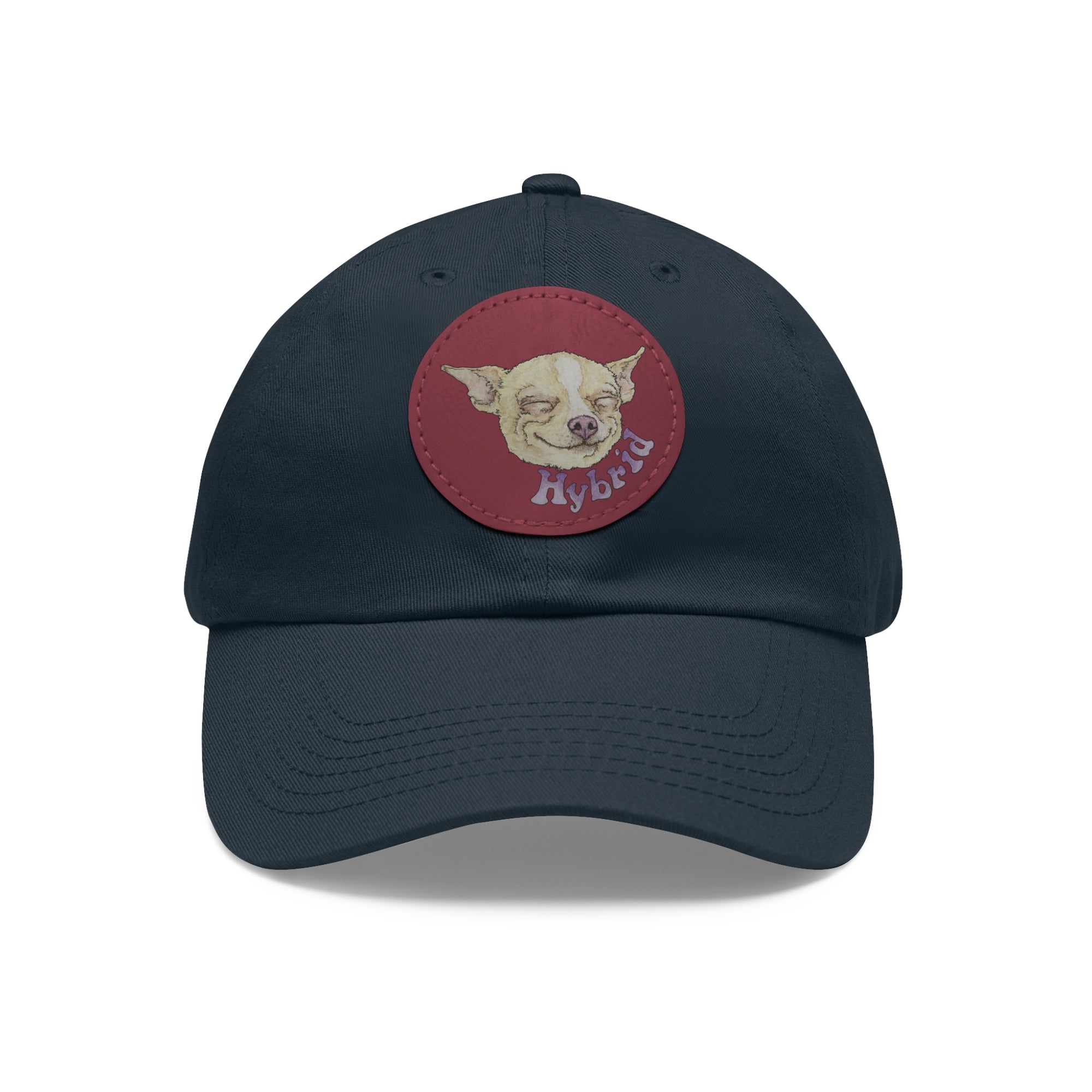 Hybrid | Dad Hat with Leather Patch