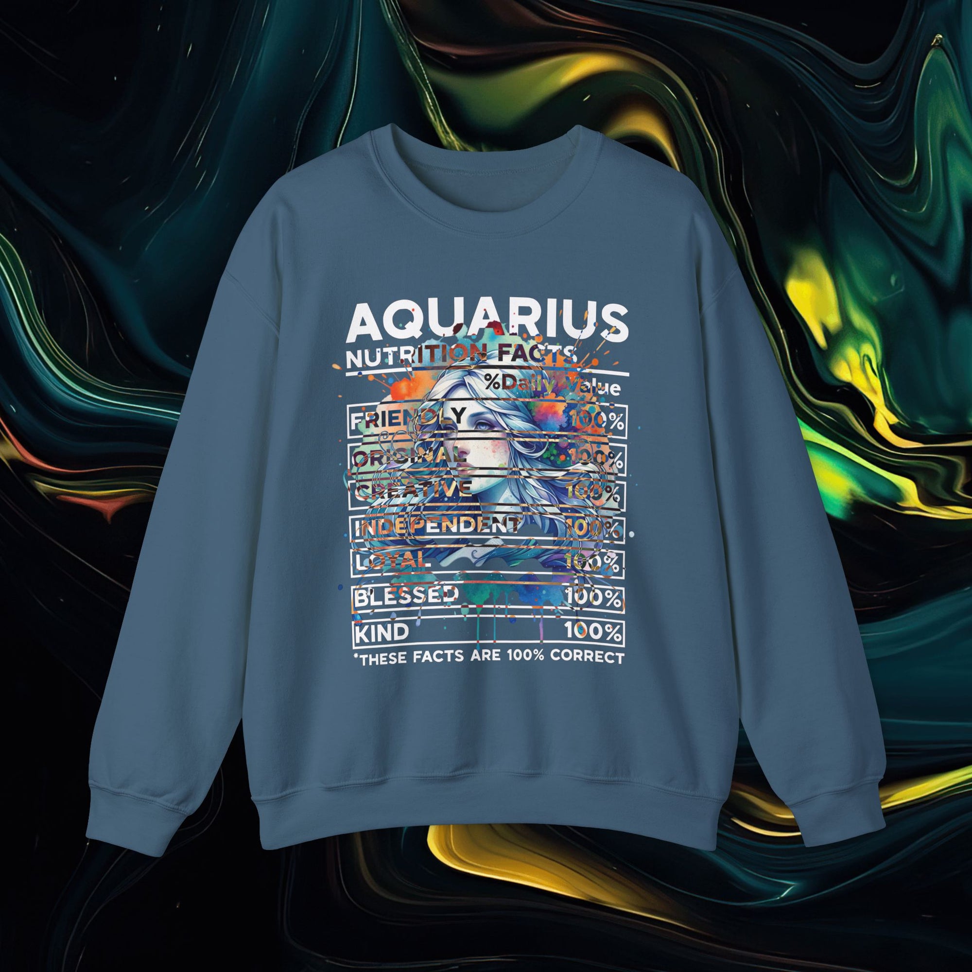 Aquarius | Gildan 18000 | Unisex Heavy Blend™ Crewneck Sweatshirt