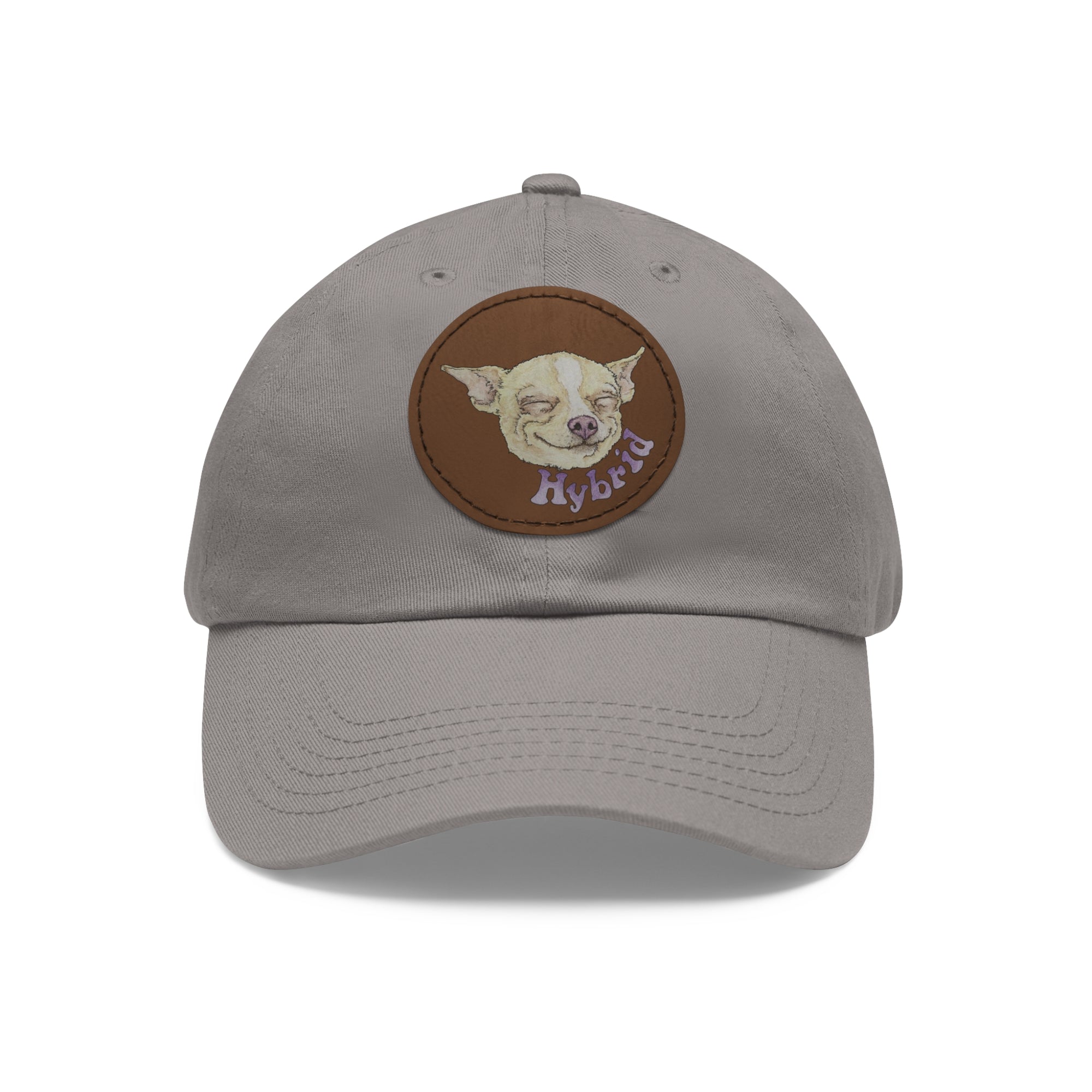 Hybrid | Dad Hat with Leather Patch