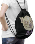 Hybrid | Stylish Black Drawstring Bag - Quality Goods Since 2024