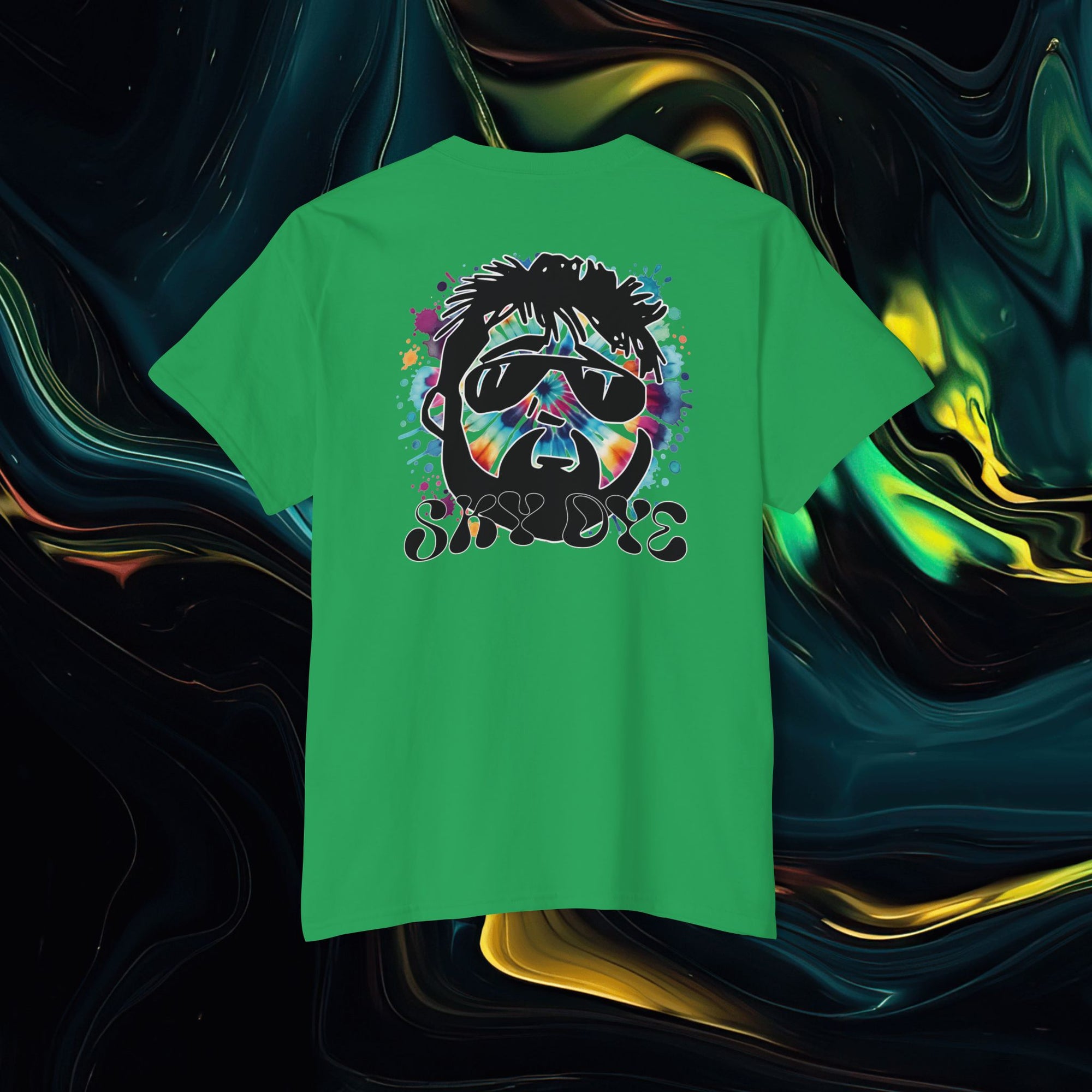 Sky Dye | Pocket Tee - Unisex Heavy Cotton Shirt for Casual Vibes