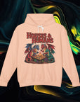 Houses & Humans | Comfort Colors 1467 | Unisex Lightweight Hooded Sweatshirt