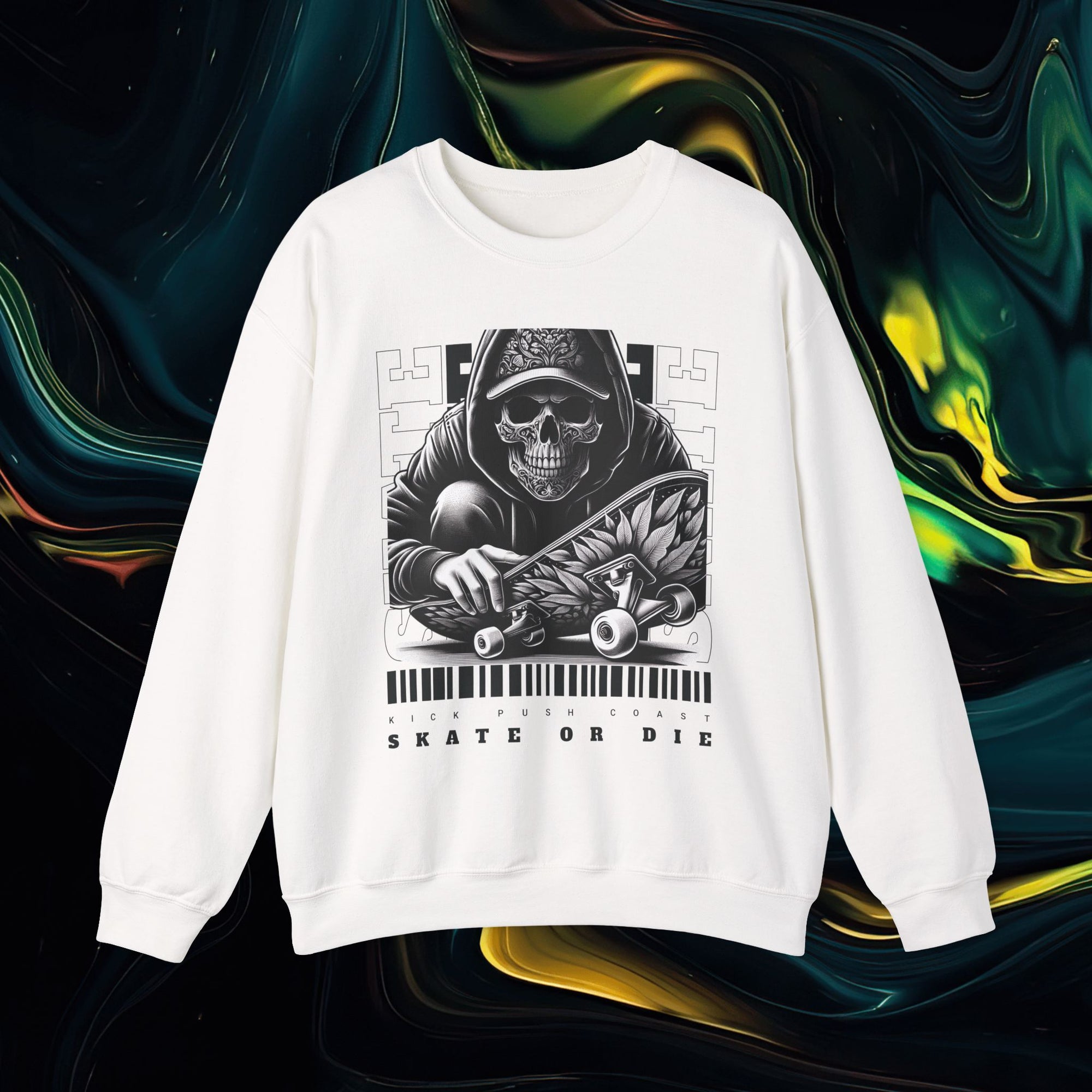 Skate or Die | Gildan 18000 | Unisex Heavy Blend™ Crewneck Sweatshirt