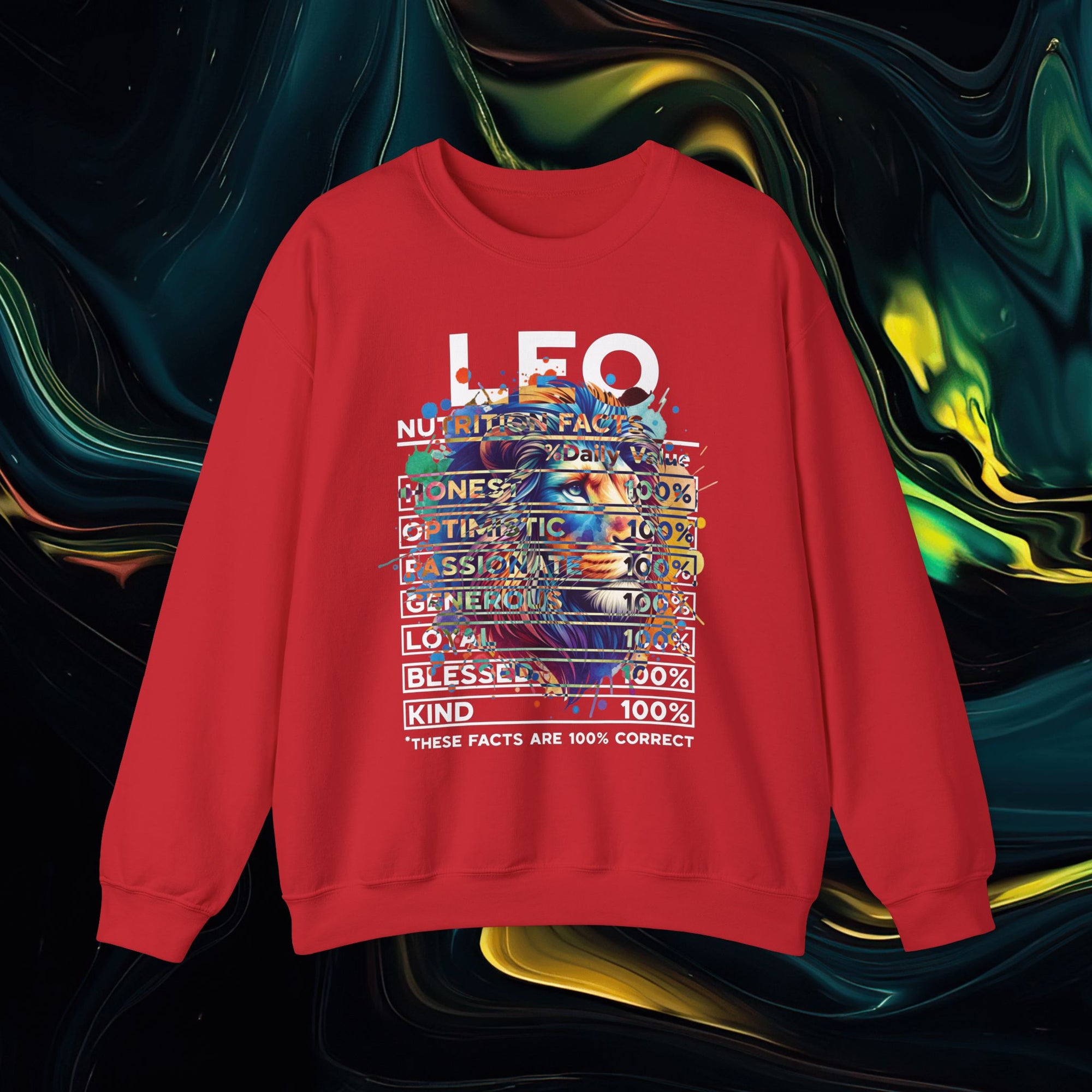 Leo | Gildan 18000 | Unisex Heavy Blend™ Crewneck Sweatshirt