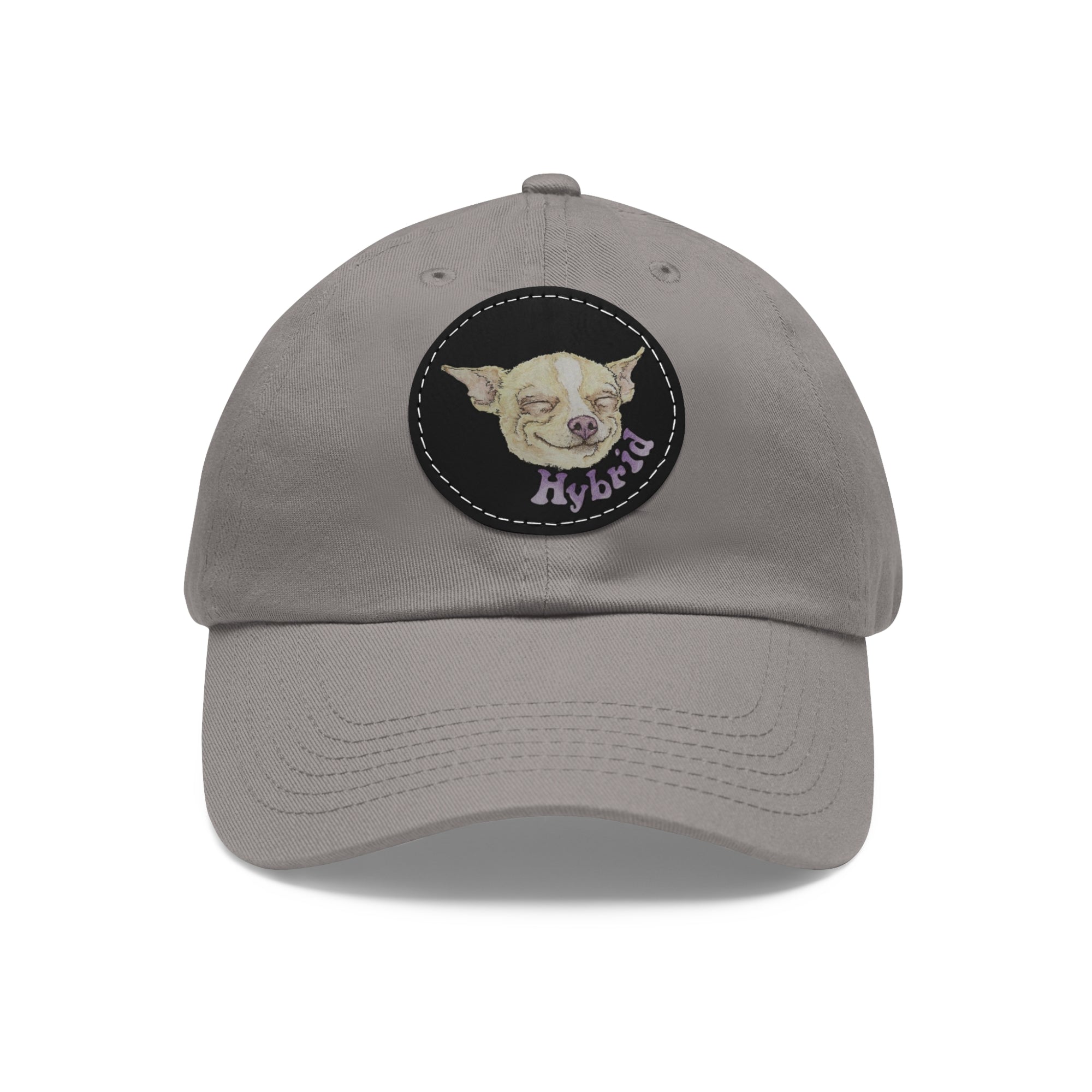 Hybrid | Dad Hat with Leather Patch