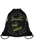 Chuck'em | Stylish Black Drawstring Bag - Quality Goods Since 2024