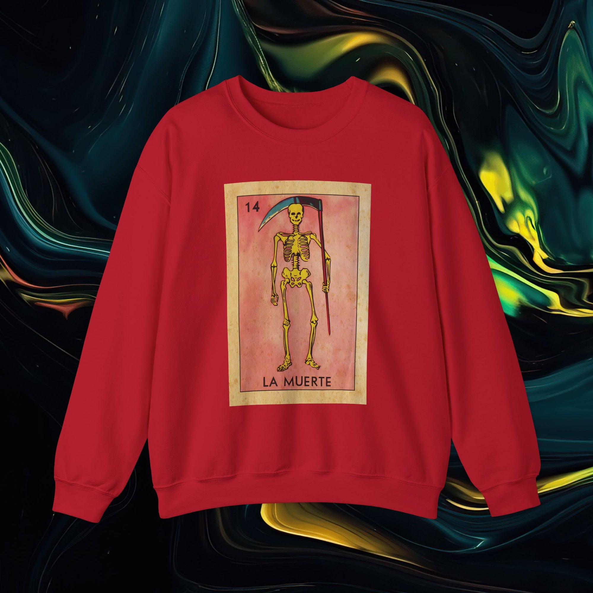 Muerte | Gildan 18000 | Unisex Heavy Blend™ Crewneck Sweatshirt