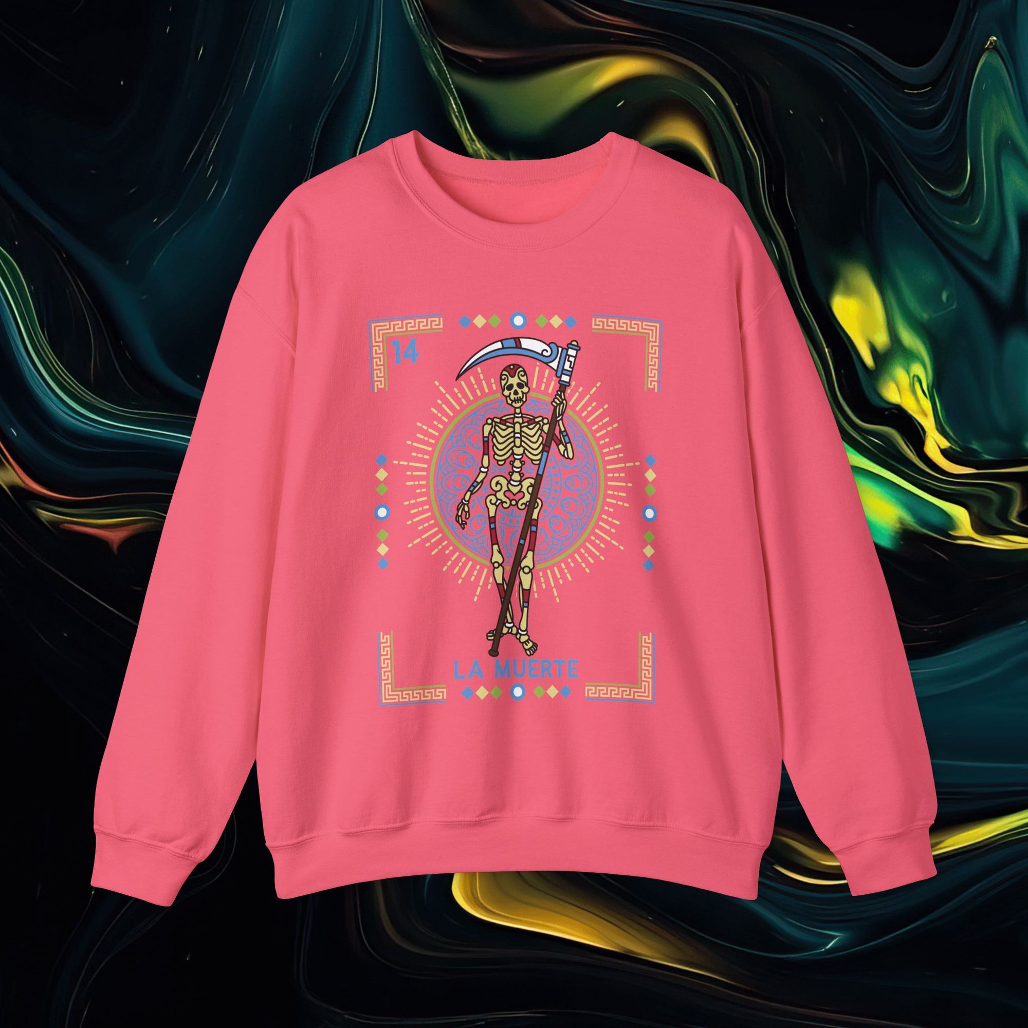 Muerte | Gildan 18000 | Unisex Heavy Blend™ Crewneck Sweatshirt