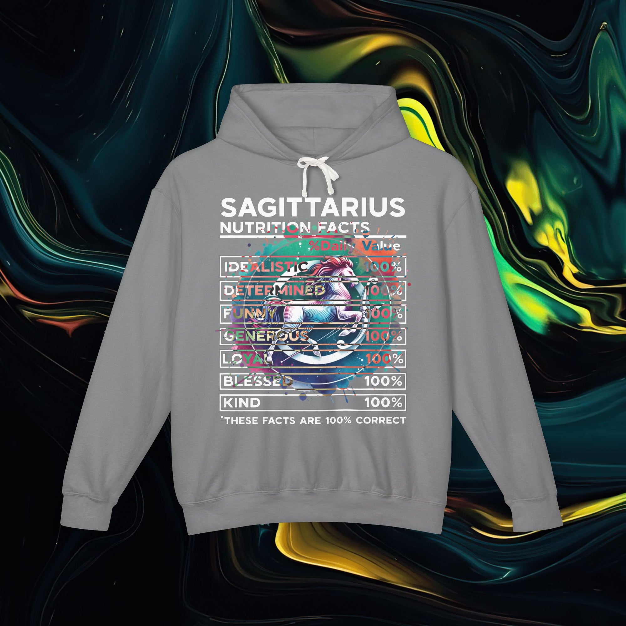 Sagittarius | Comfort Colors 1467 | Unisex Lightweight Hooded Sweatshirt