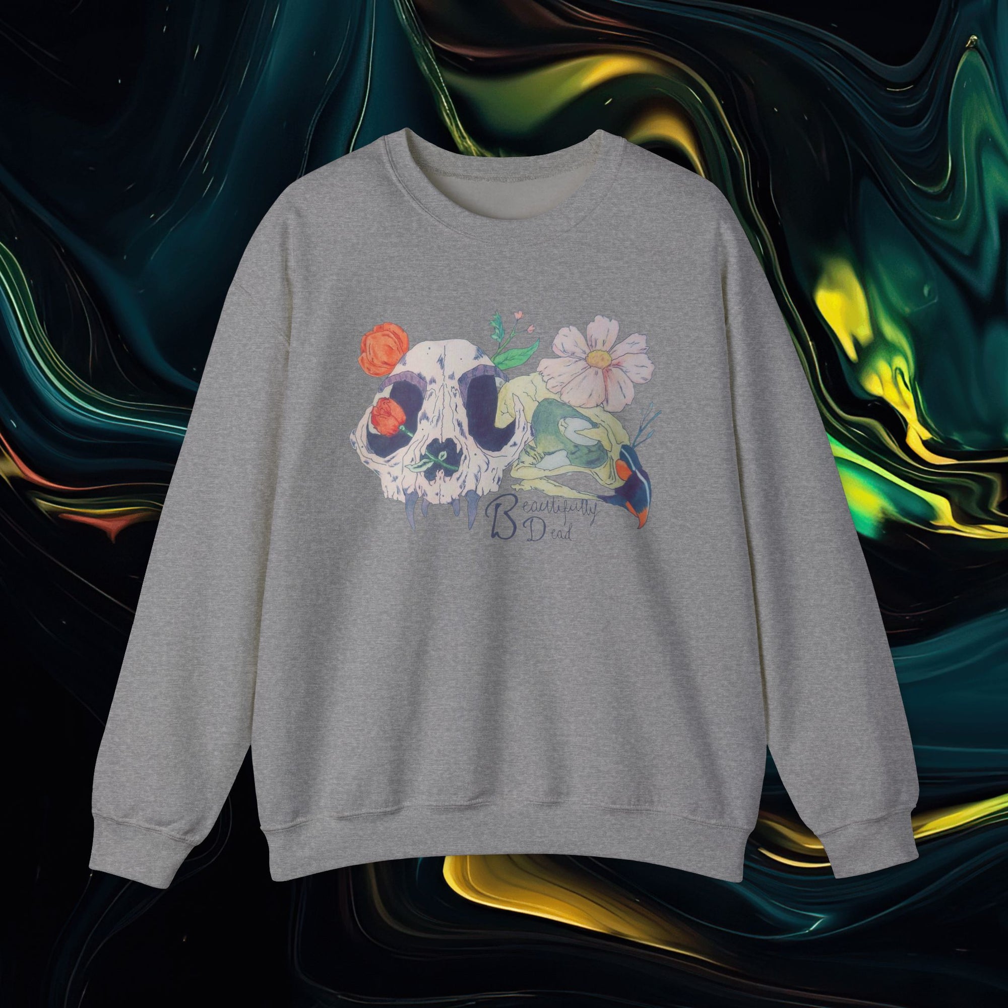 Beautifully Dead | Gildan 18000 | Unisex Heavy Blend™ Crewneck Sweatshirt