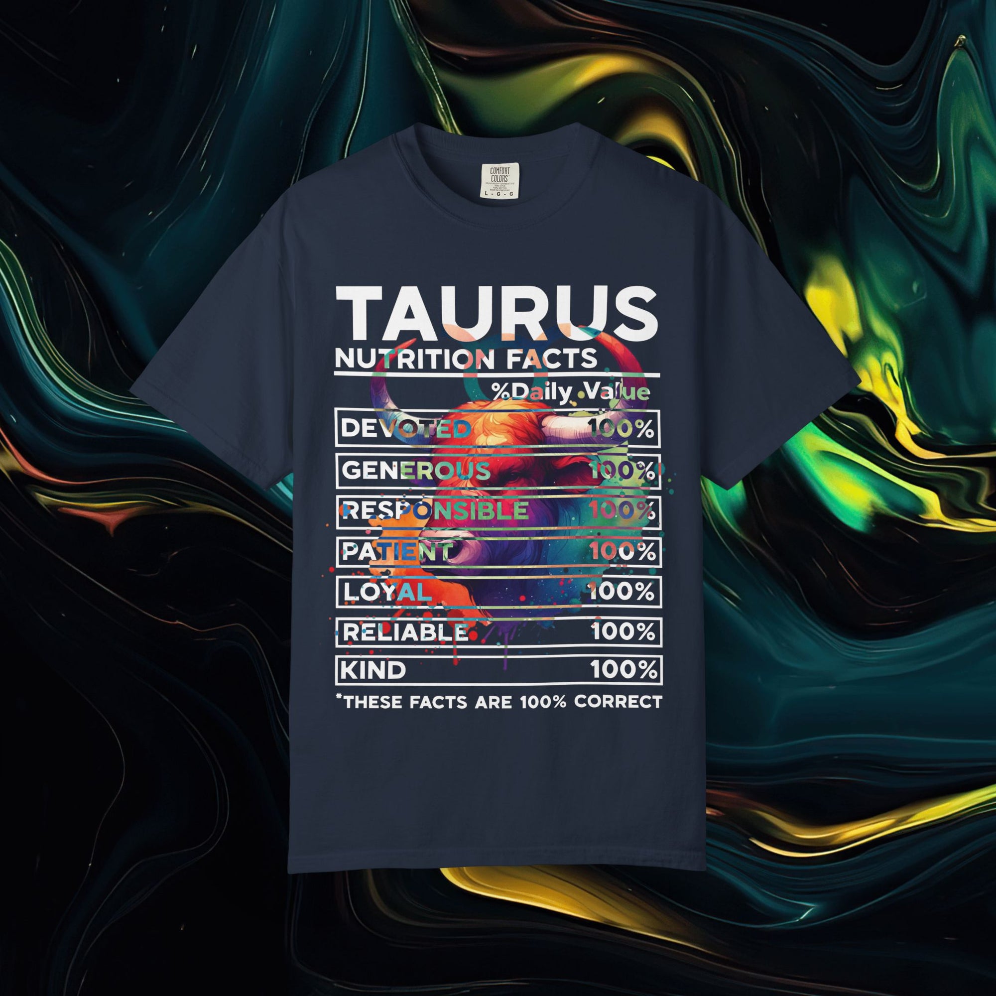 Taurus | Comfort Colors C1717 | Unisex Garment-Dyed T-shirt