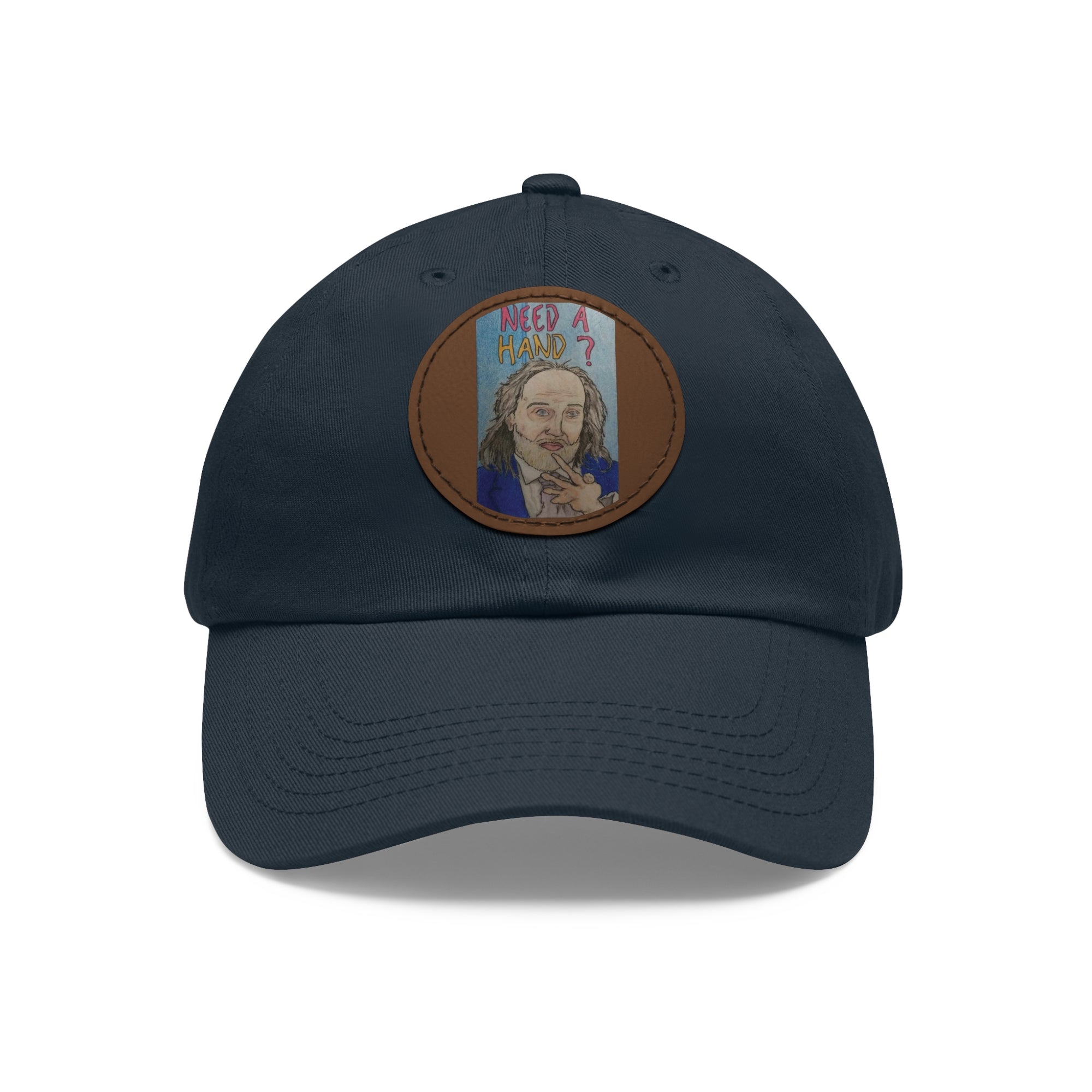Need a Hand? | Dad Hat with Leather Patch