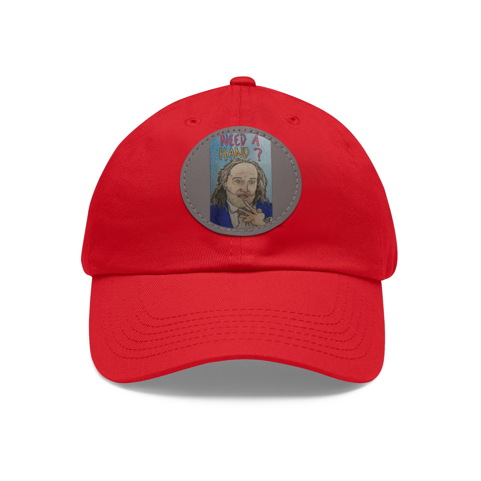 Need a Hand? | Dad Hat with Leather Patch