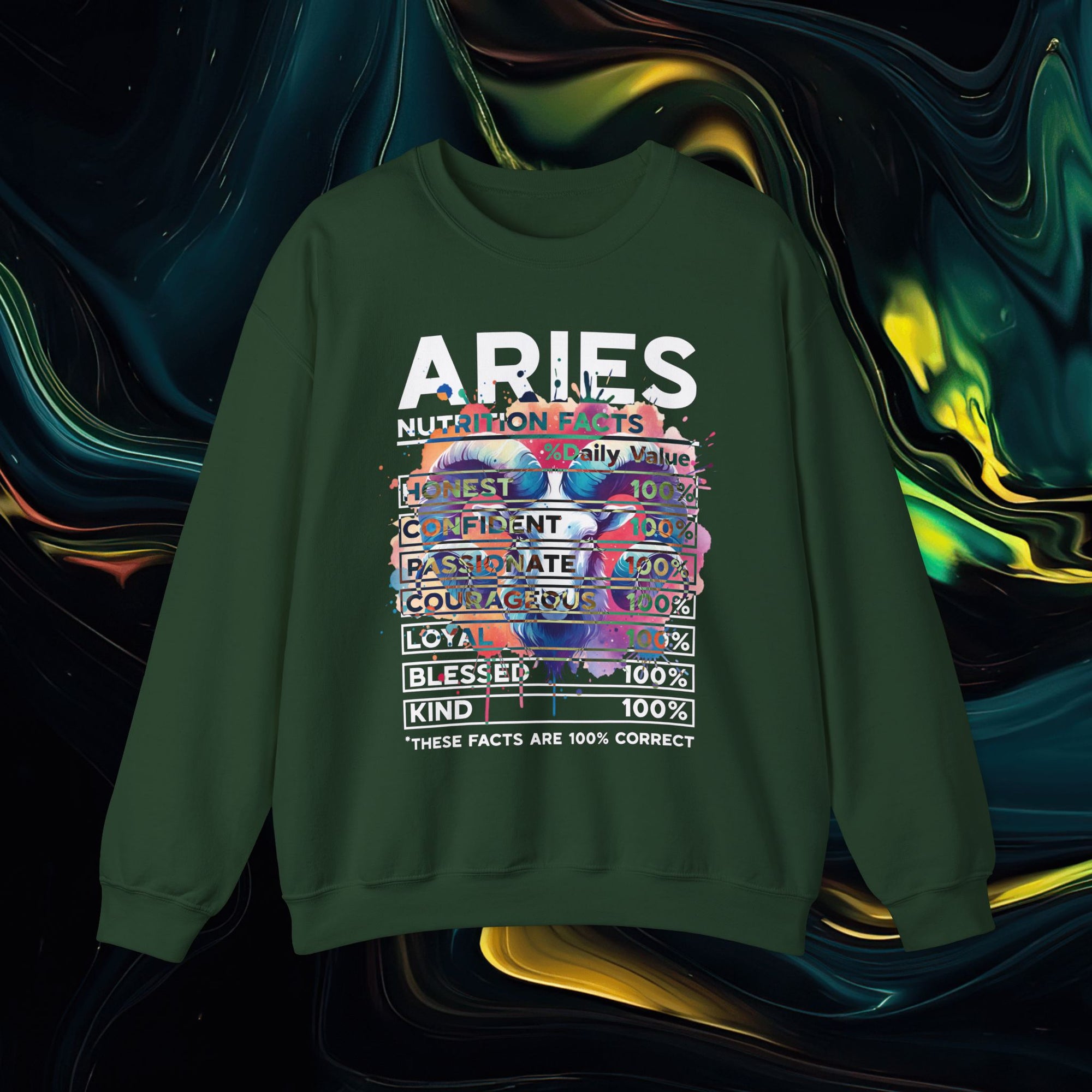 Aries | Gildan 18000 | Unisex Heavy Blend™ Crewneck Sweatshirt