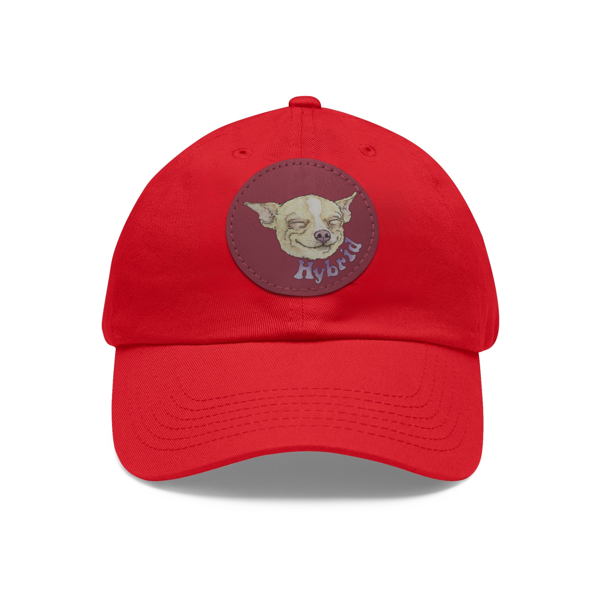 Hybrid | Dad Hat with Leather Patch