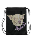 Hybrid | Stylish Black Drawstring Bag - Quality Goods Since 2024