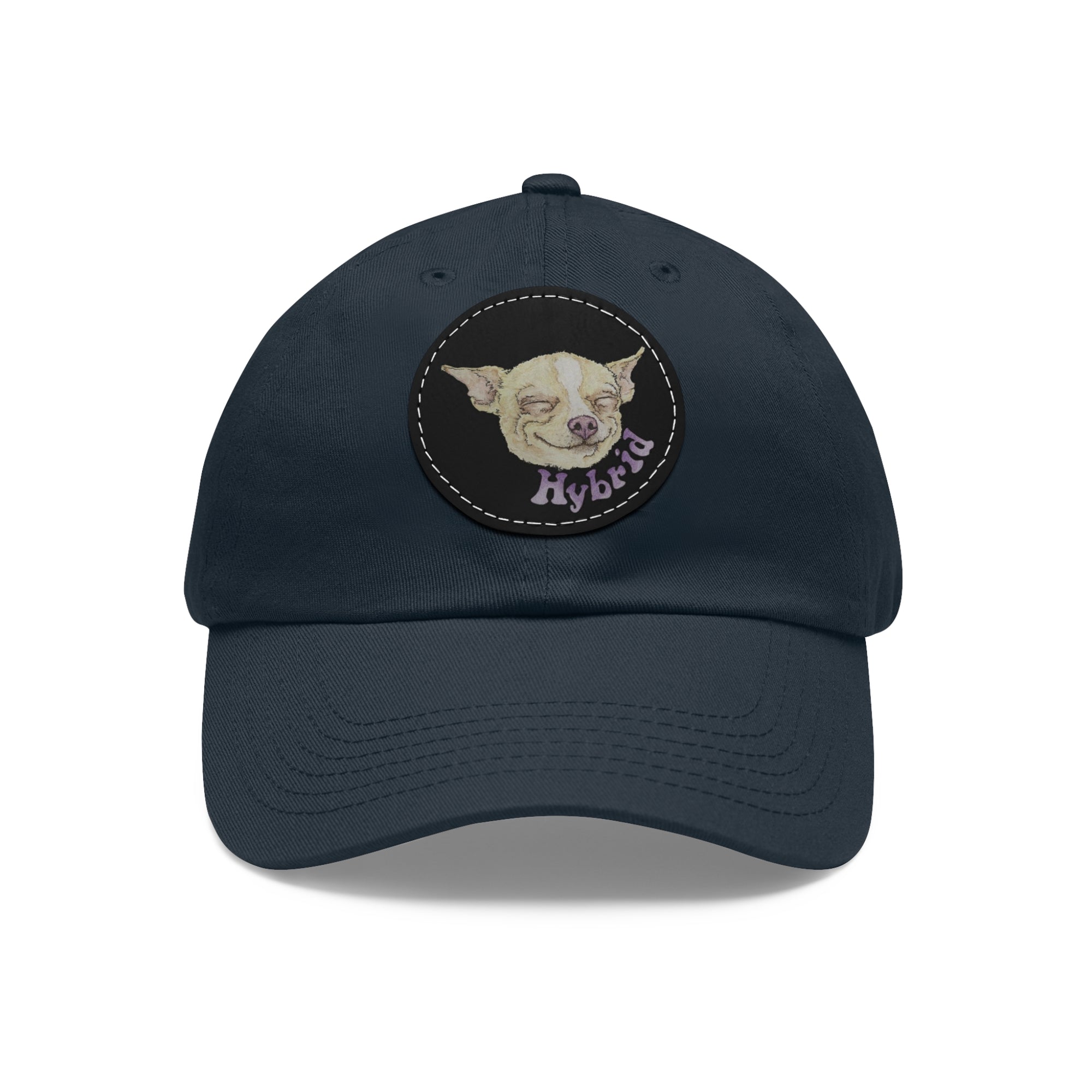Hybrid | Dad Hat with Leather Patch