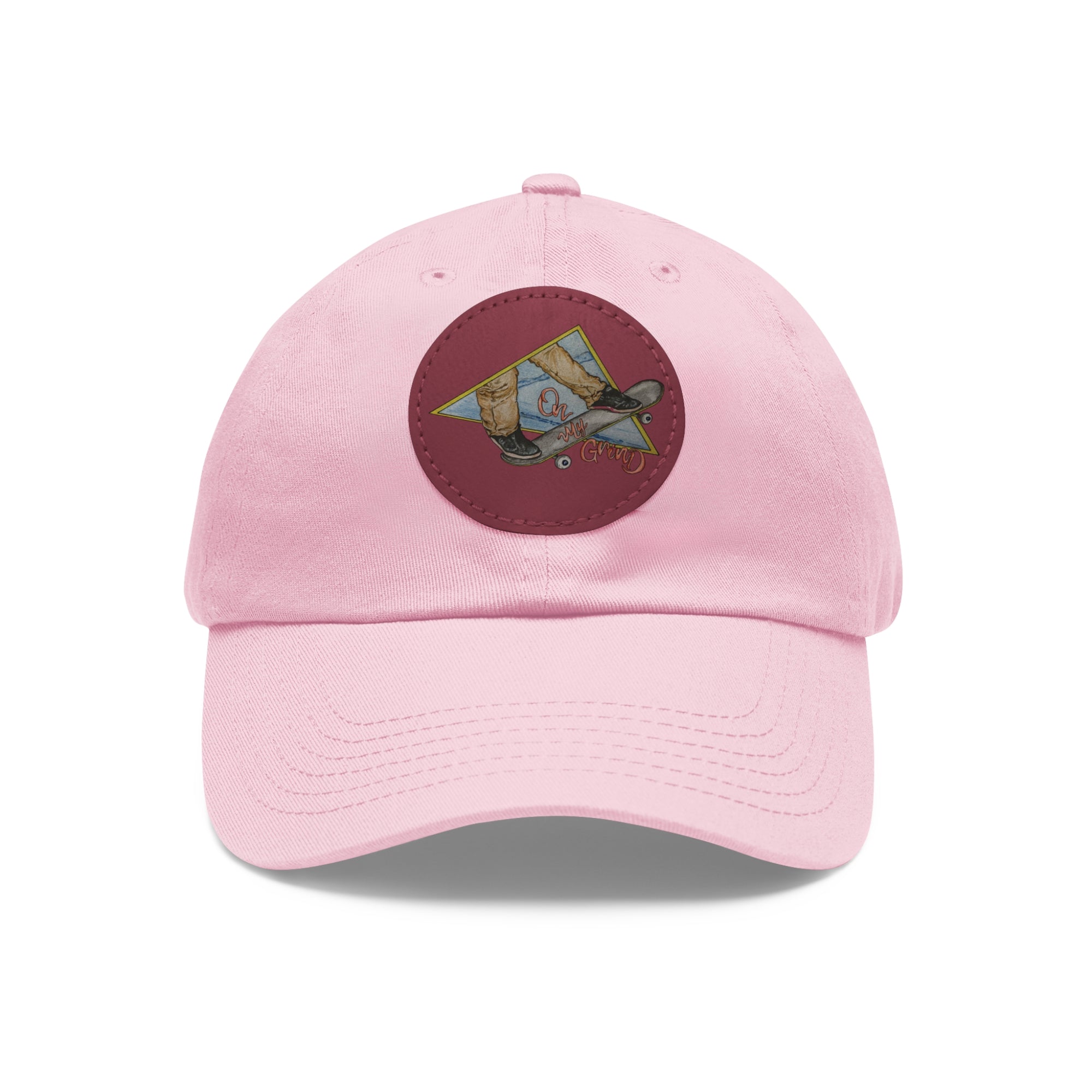 On My Grind | Dad Hat with Leather Patch