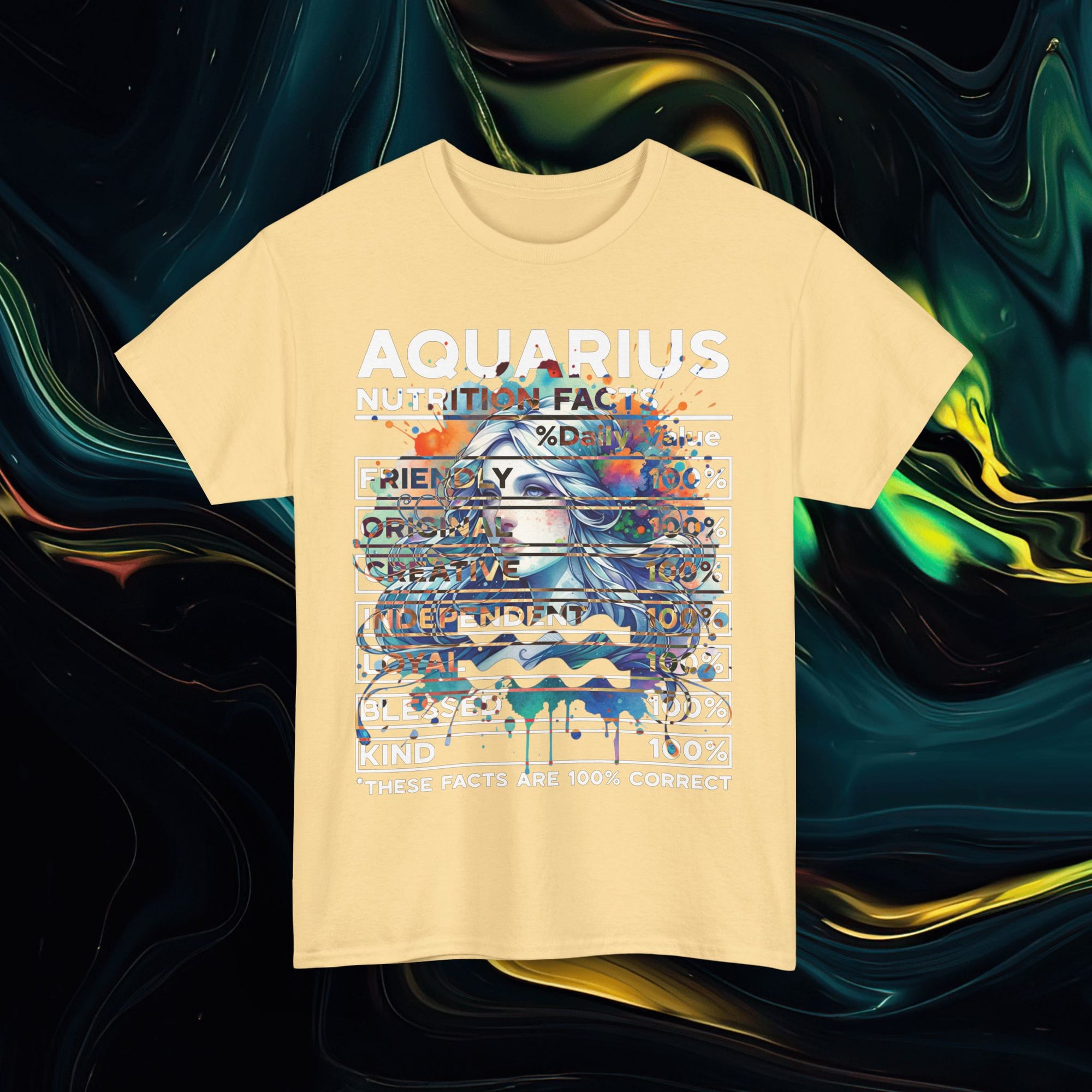 Aquarius | Gildan 5000 | Unisex Heavy Cotton Tee