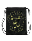 Chuck'em | Stylish Black Drawstring Bag - Quality Goods Since 2024