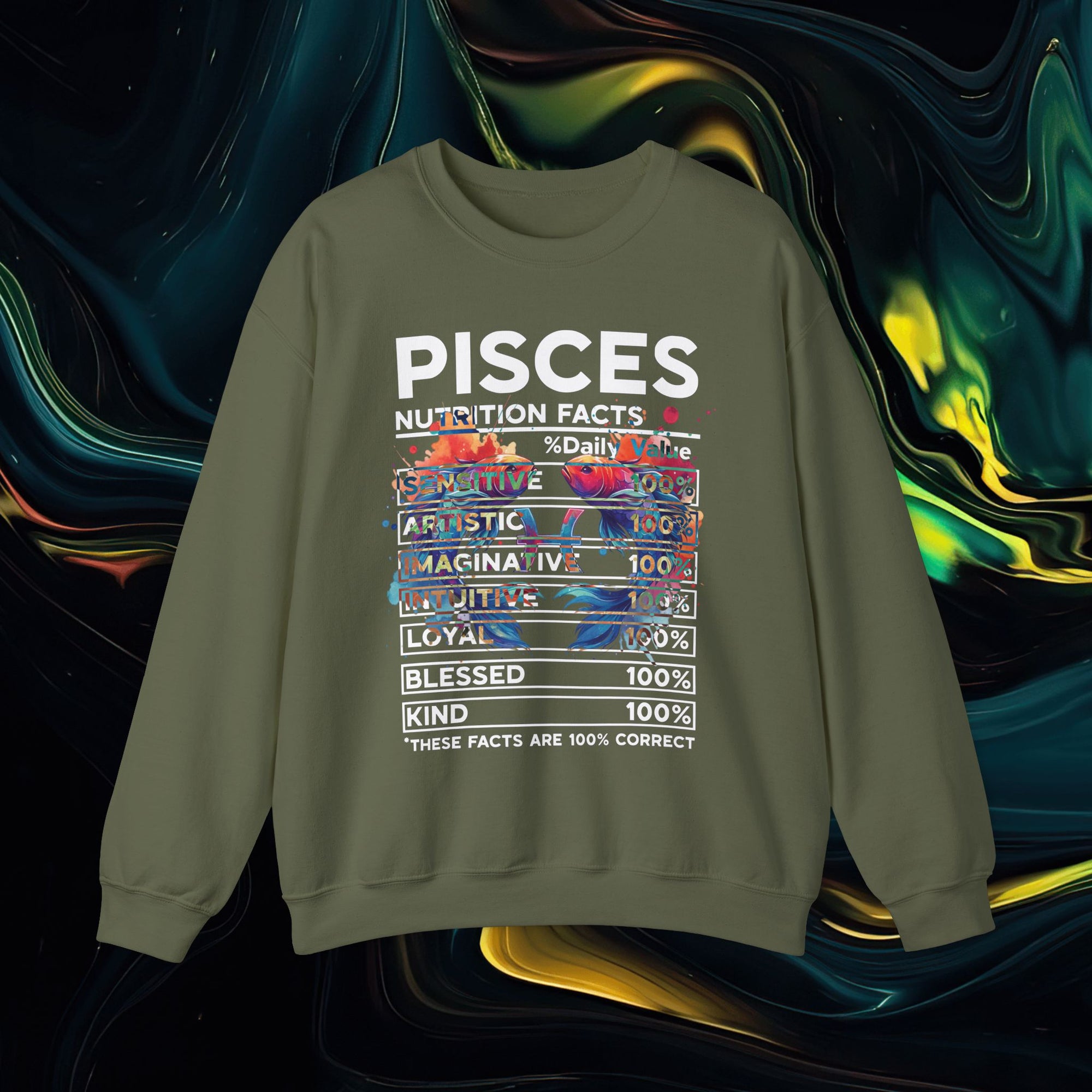 Pisces | Gildan 18000 | Unisex Heavy Blend™ Crewneck Sweatshirt