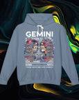 Gemini | Comfort Colors 1467 | Unisex Lightweight Hooded Sweatshirt