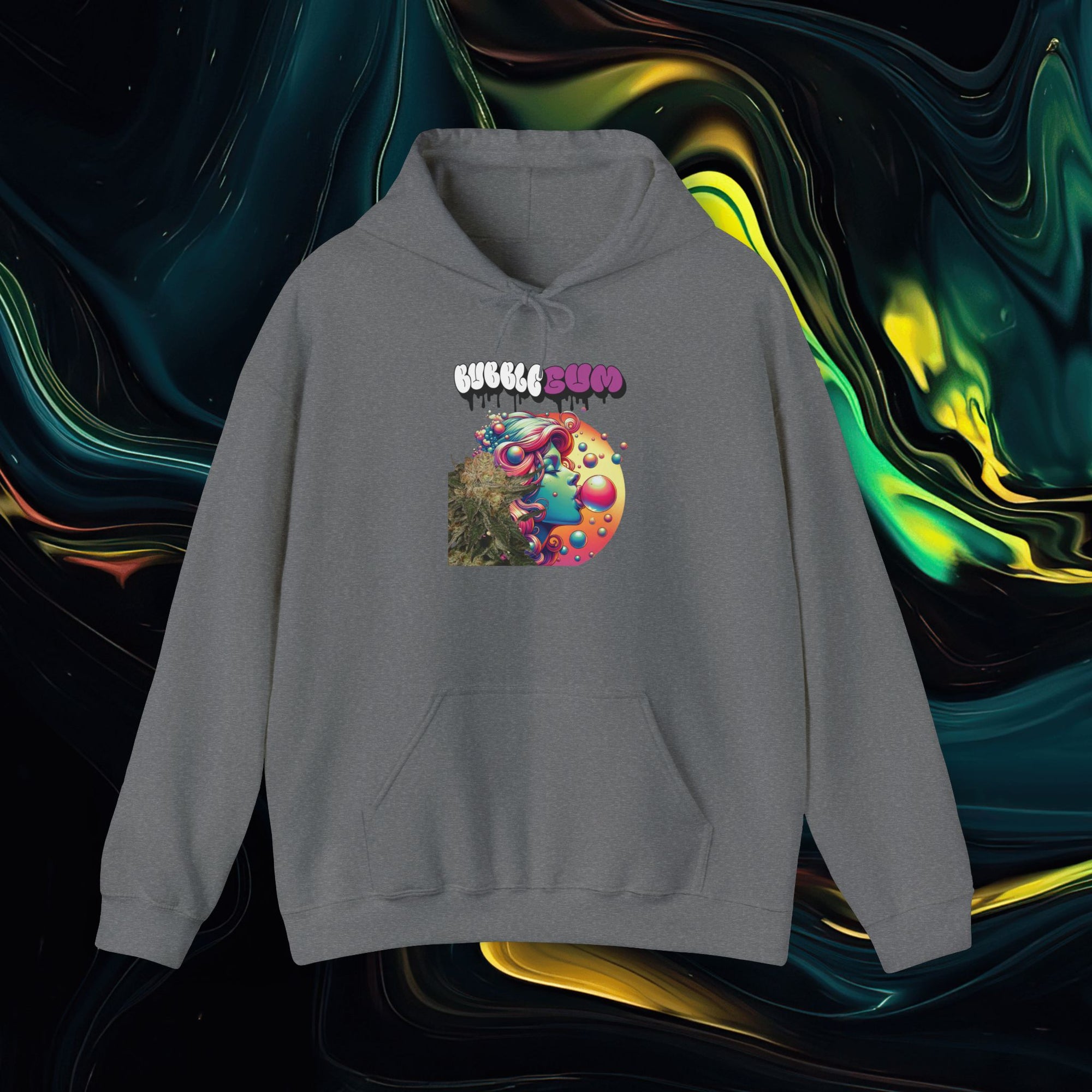 Bubble Gum | Gildan 18500 | Unisex Heavy Blend™ Hooded Sweatshirt