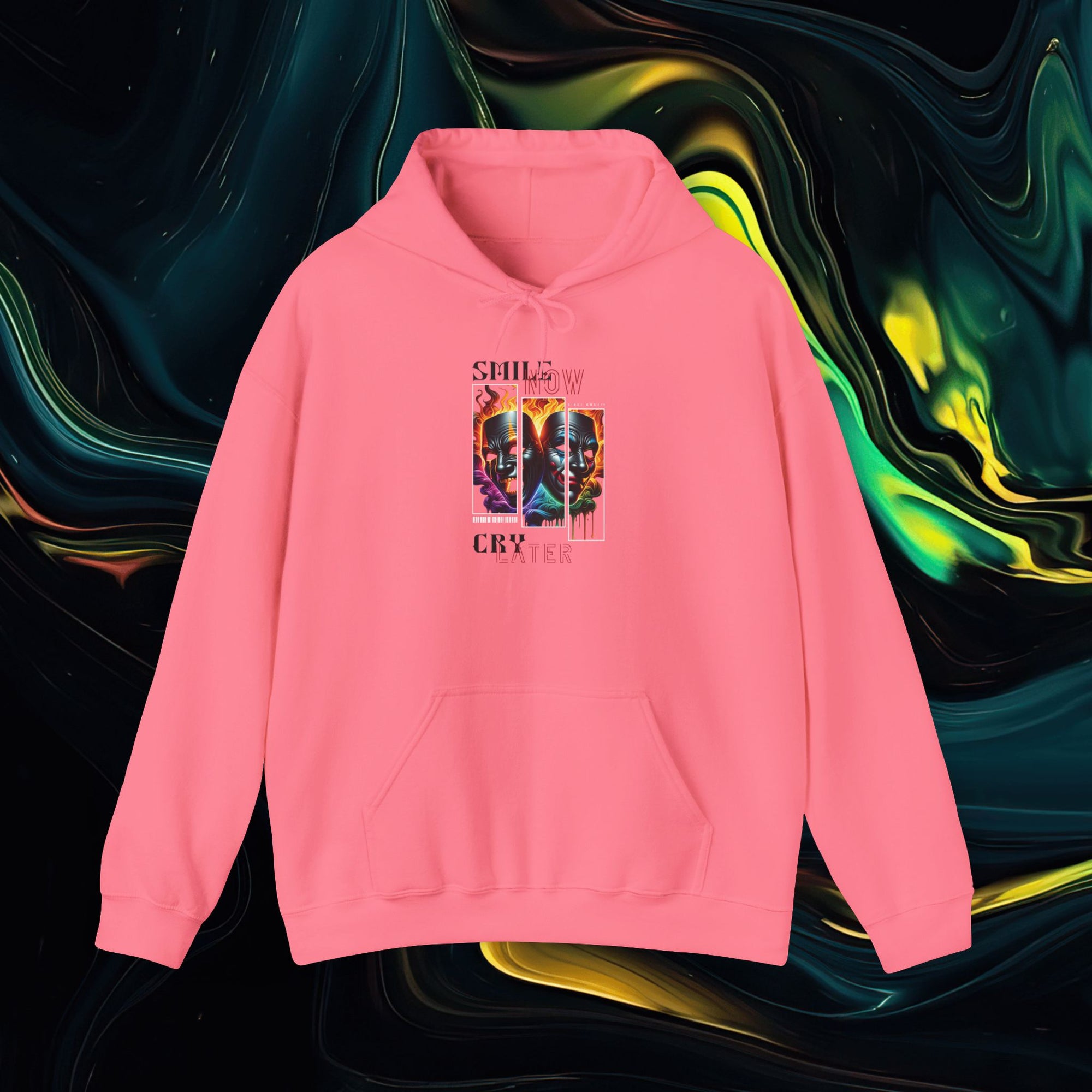 Smile Now Cry Later | Gildan 18500 | Unisex Heavy Blend™ Hooded Sweatshirt