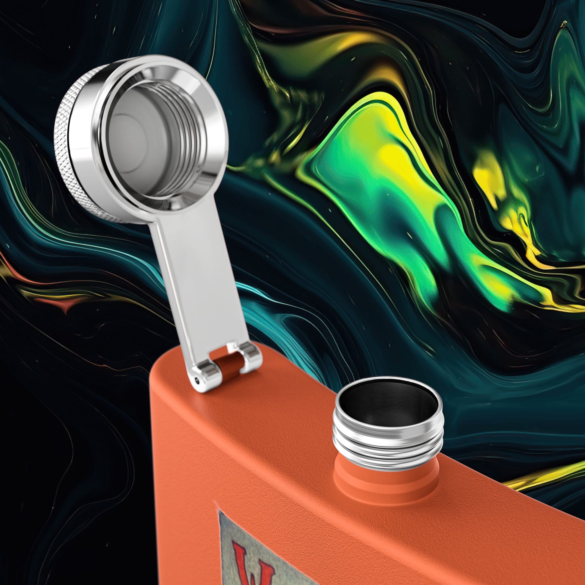 Wooo | Stainless Steel Flask - 6oz Hip Flask for Parties &amp; Celebrations