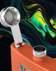 Wooo | Stainless Steel Flask - 6oz Hip Flask for Parties & Celebrations